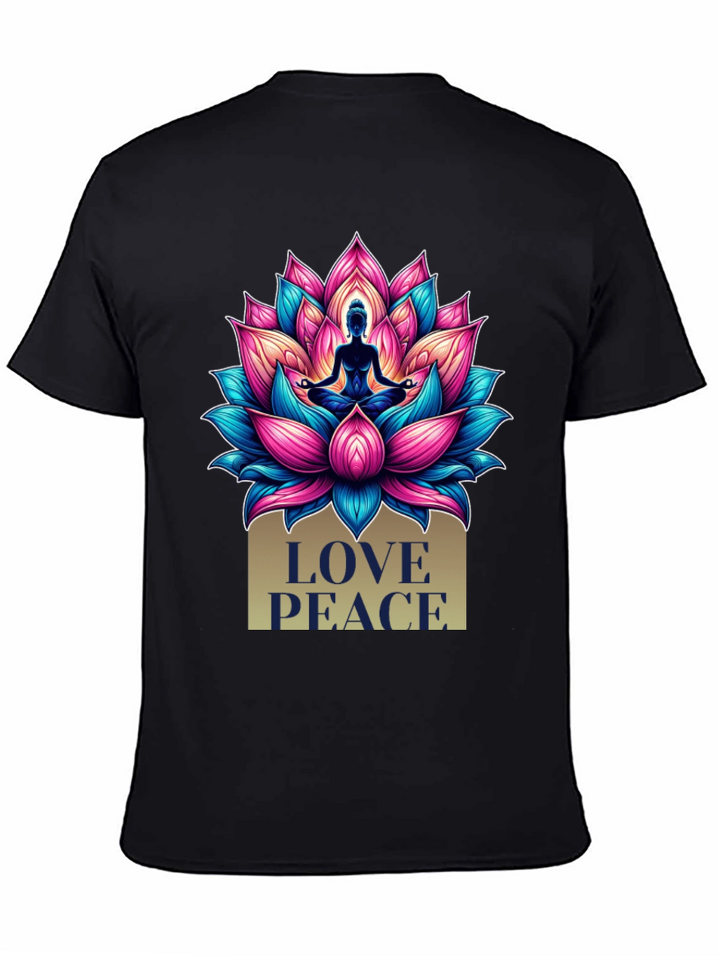 Love Peace Lotus Graphic Tee