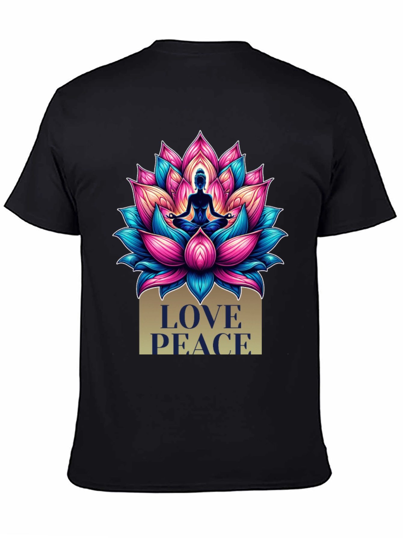 Love Peace Lotus Graphic Tee