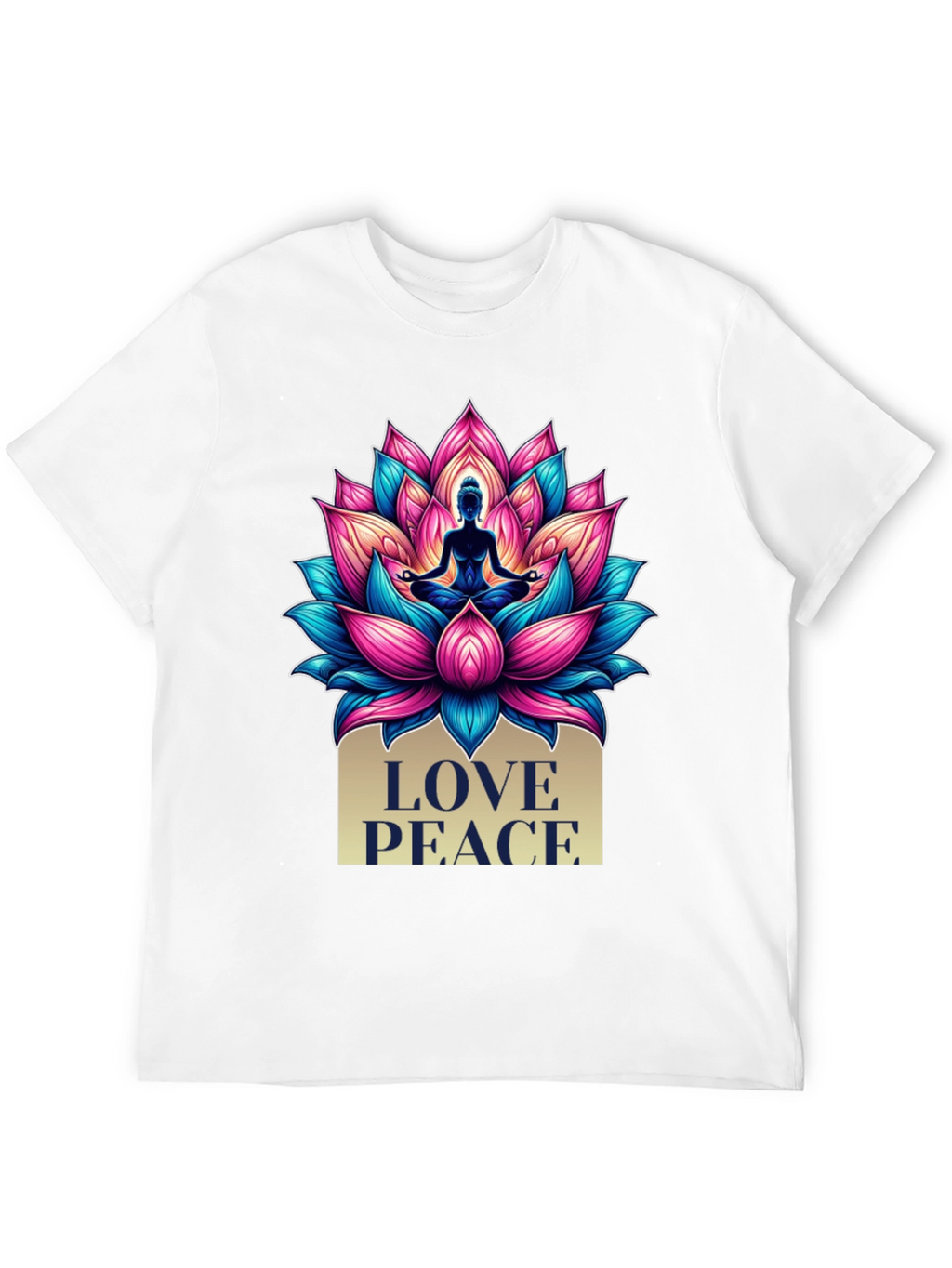 Love Peace Lotus Graphic Tee