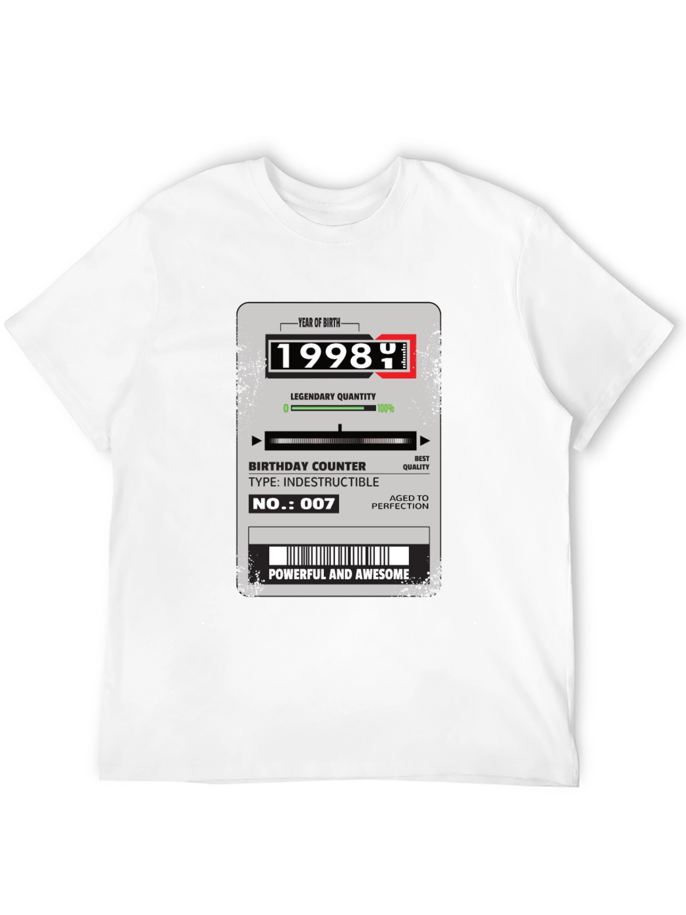 1998 Birthday Year Legendary Quality T-Shirt
