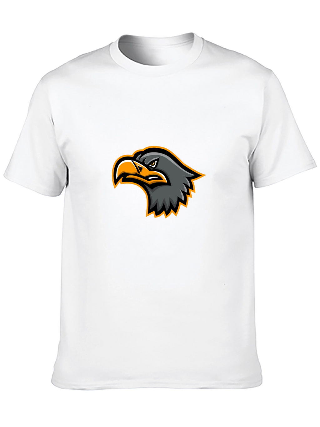 Black T-Shirt with Eagle Graphic