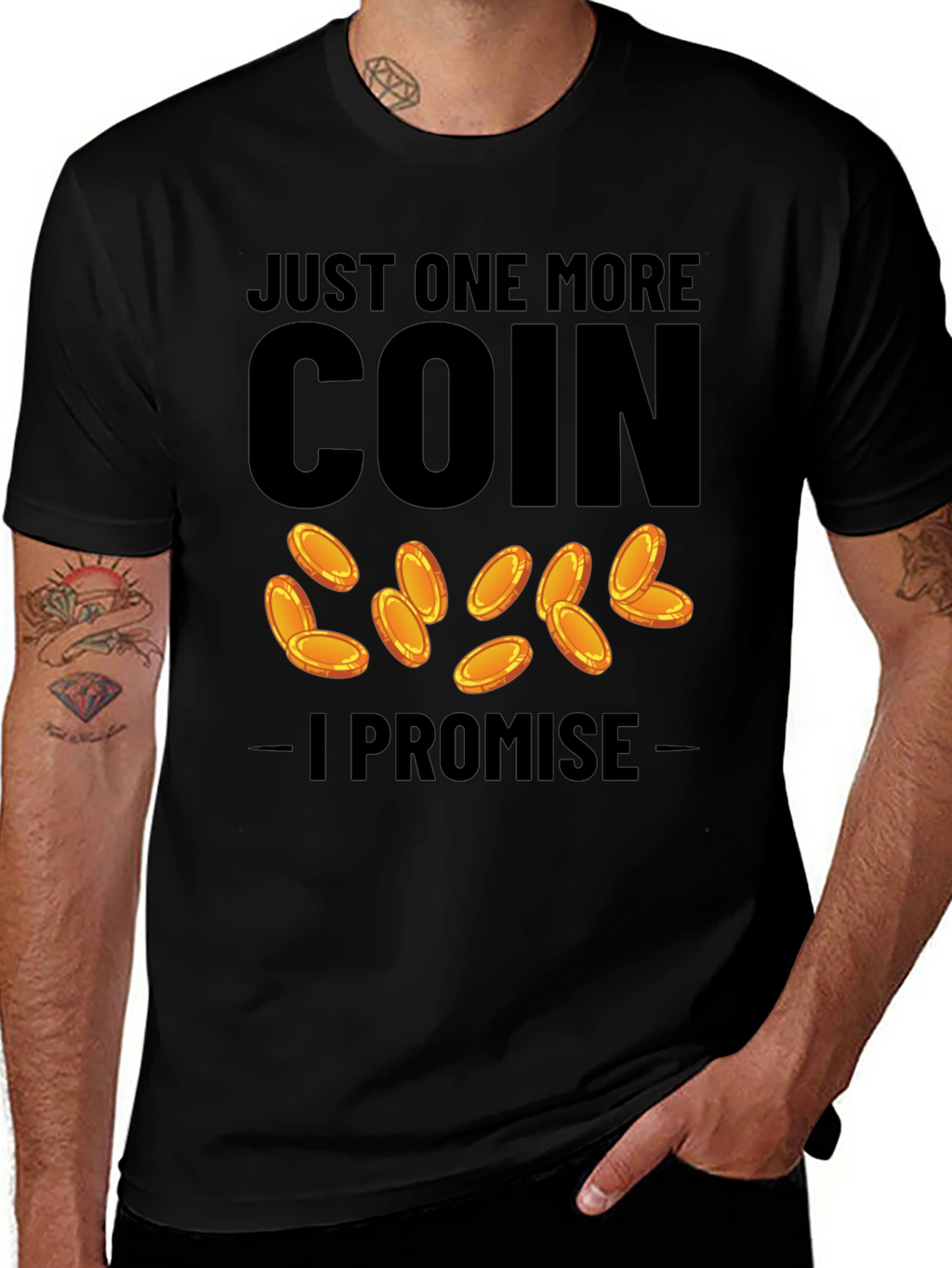 Just One More Coin T-Shirt - Gamer Tee