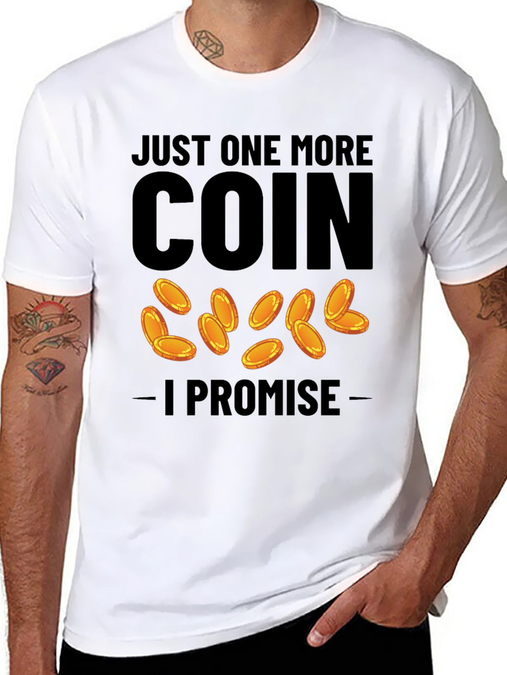 Just One More Coin T-Shirt - Gamer Tee