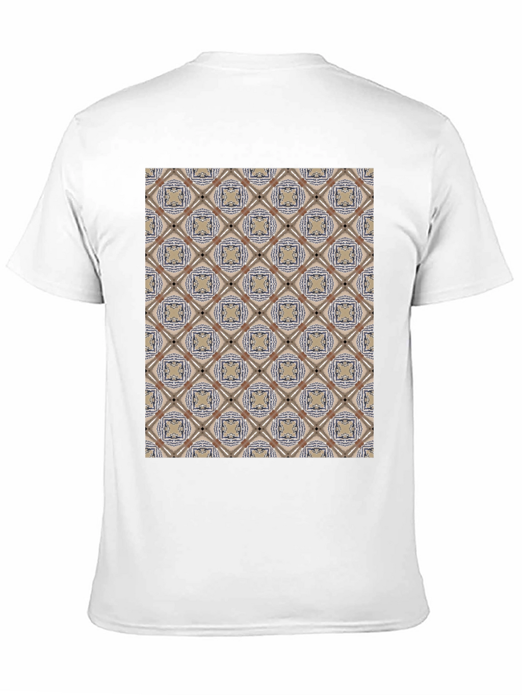 Patterned Black T-Shirt - Unique Design