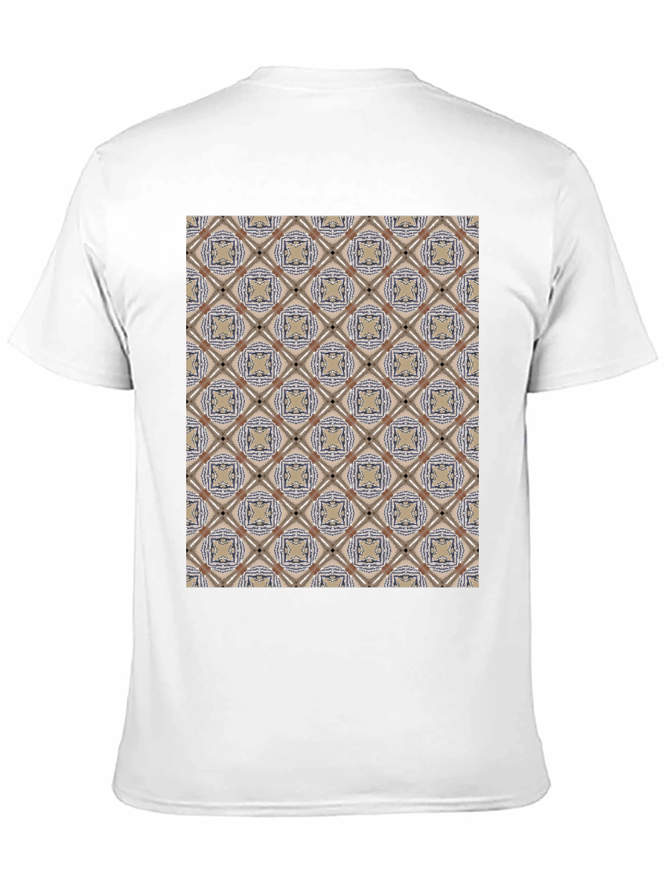 Patterned Black T-Shirt - Unique Design