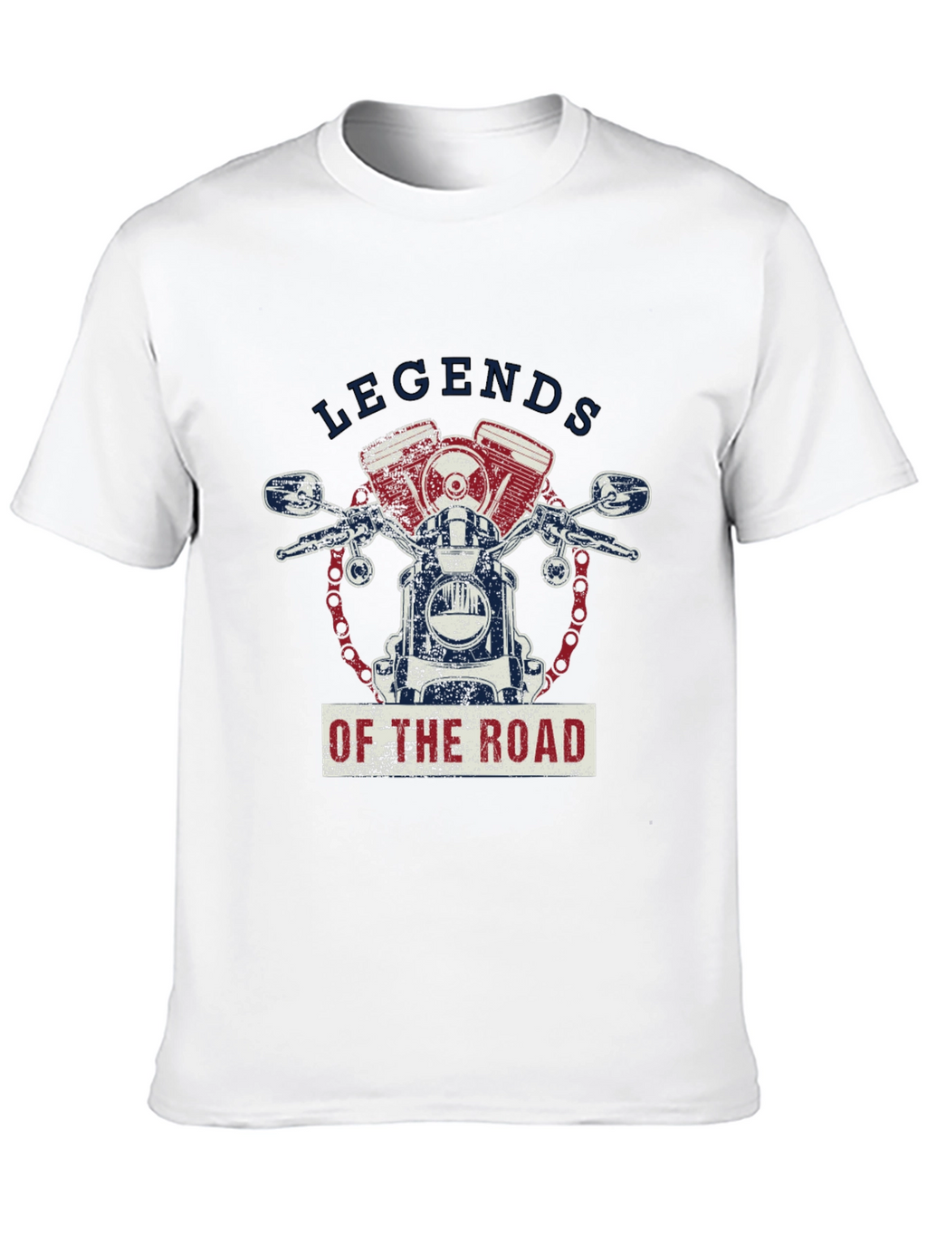 Legends of the Road Motorcycle Graphic T-Shirt