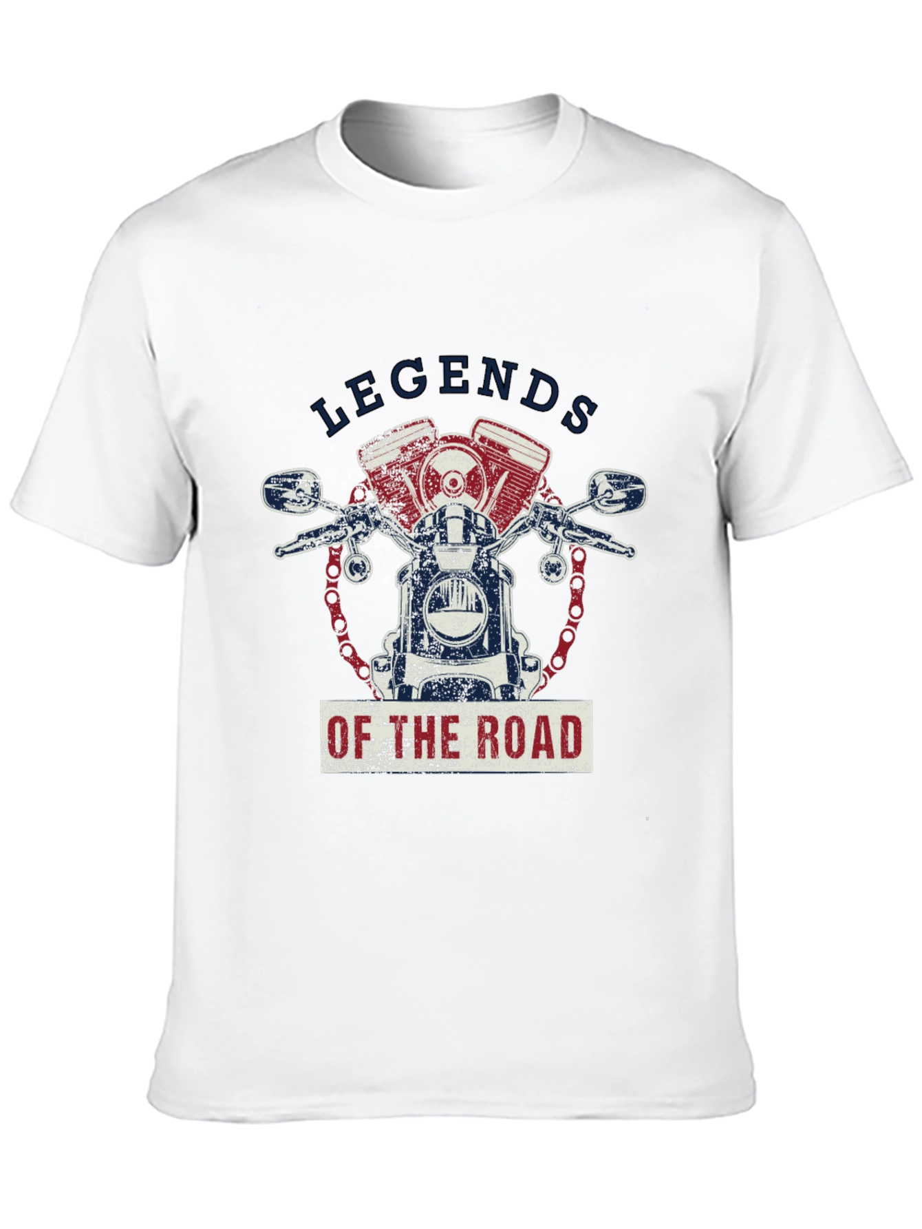 Legends of the Road Motorcycle Graphic T-Shirt