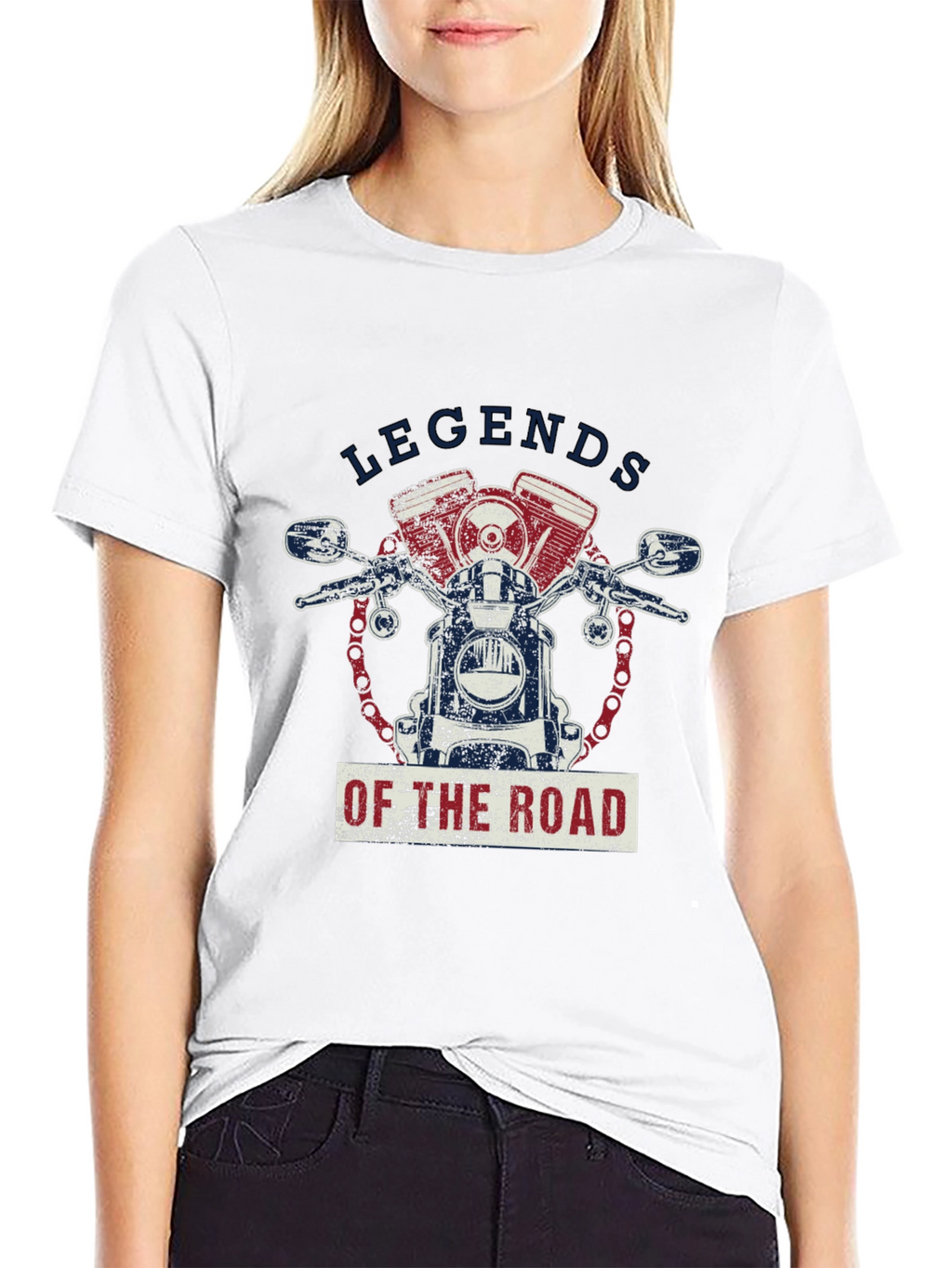 Legends of the Road Motorcycle Graphic T-Shirt