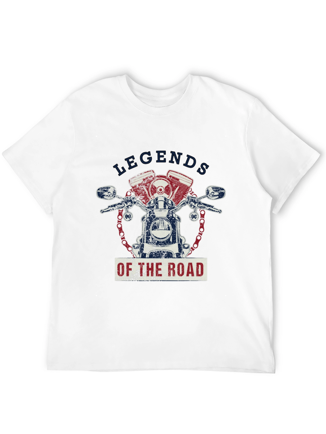 Legends of the Road Motorcycle Graphic T-Shirt