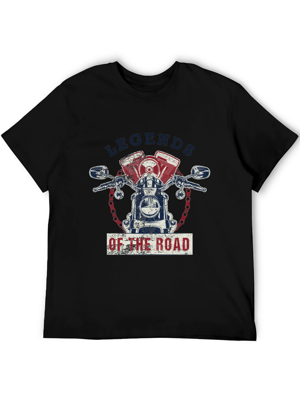 Legends of the Road Motorcycle Graphic T-Shirt