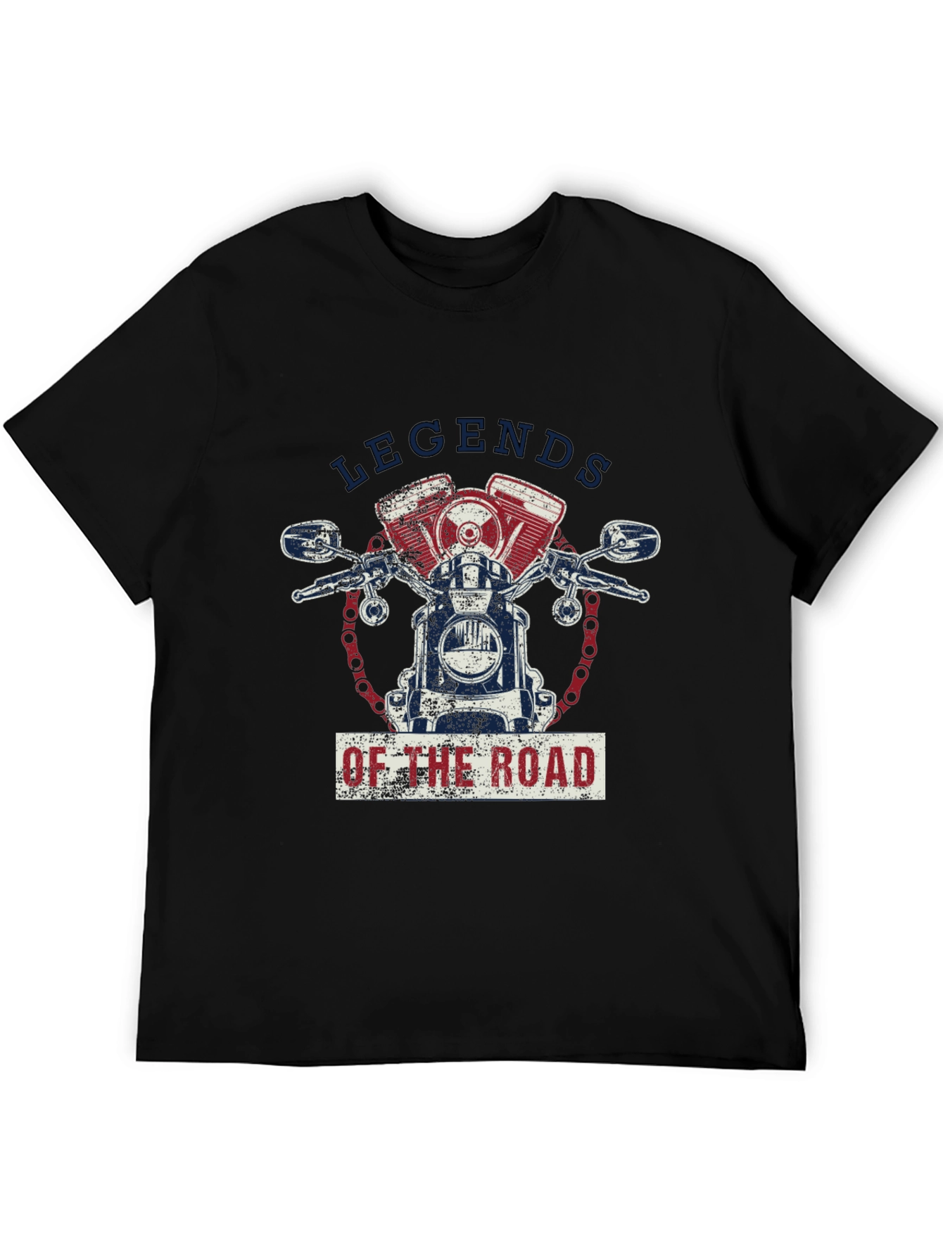 Legends of the Road Motorcycle Graphic T-Shirt