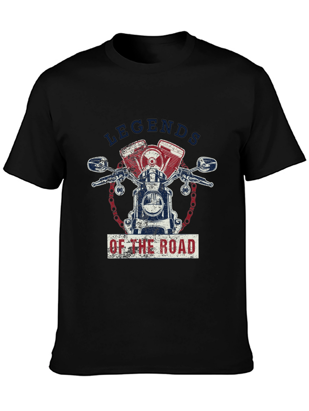 Legends of the Road Motorcycle Graphic T-Shirt