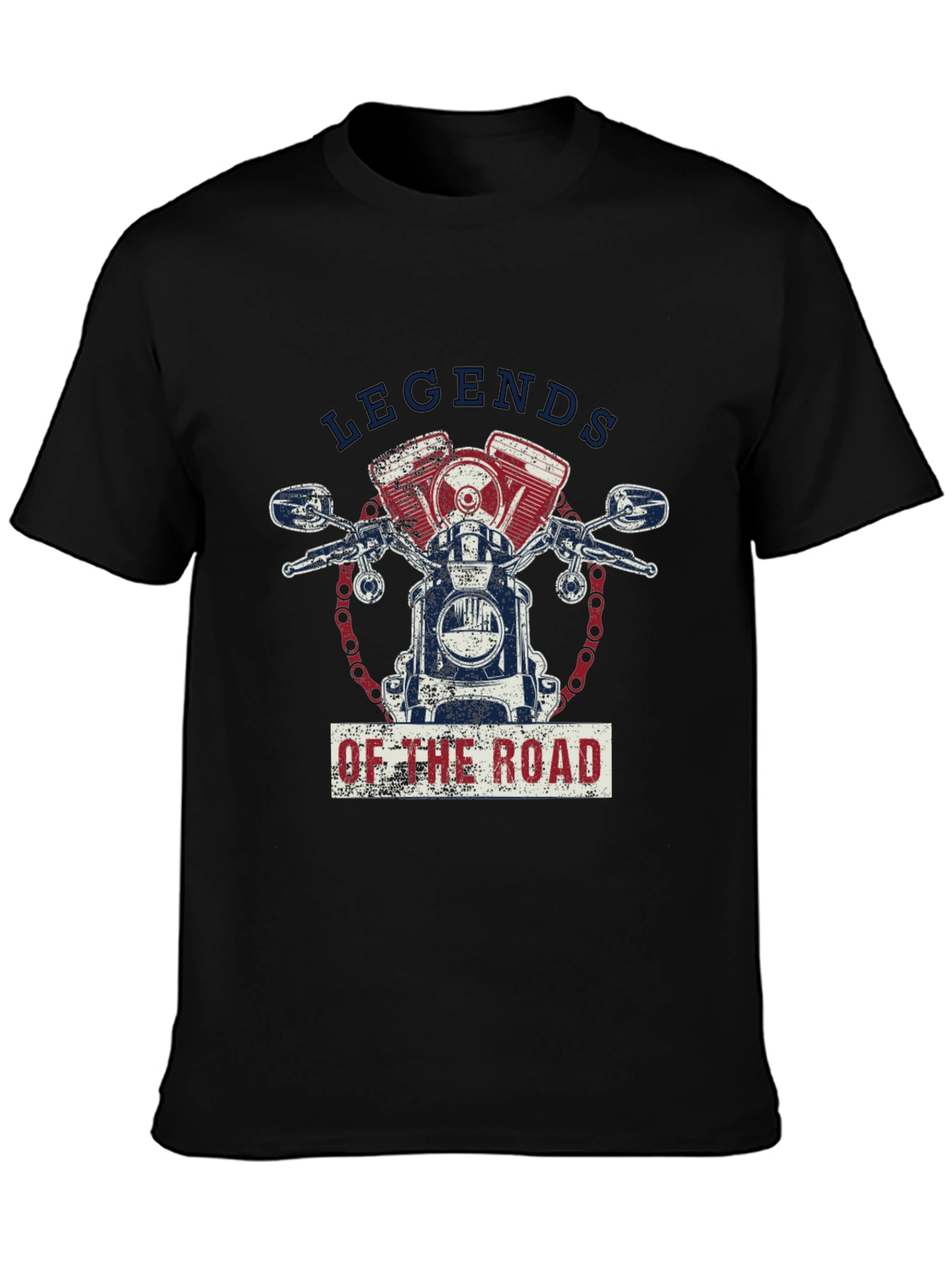 Legends of the Road Motorcycle Graphic T-Shirt