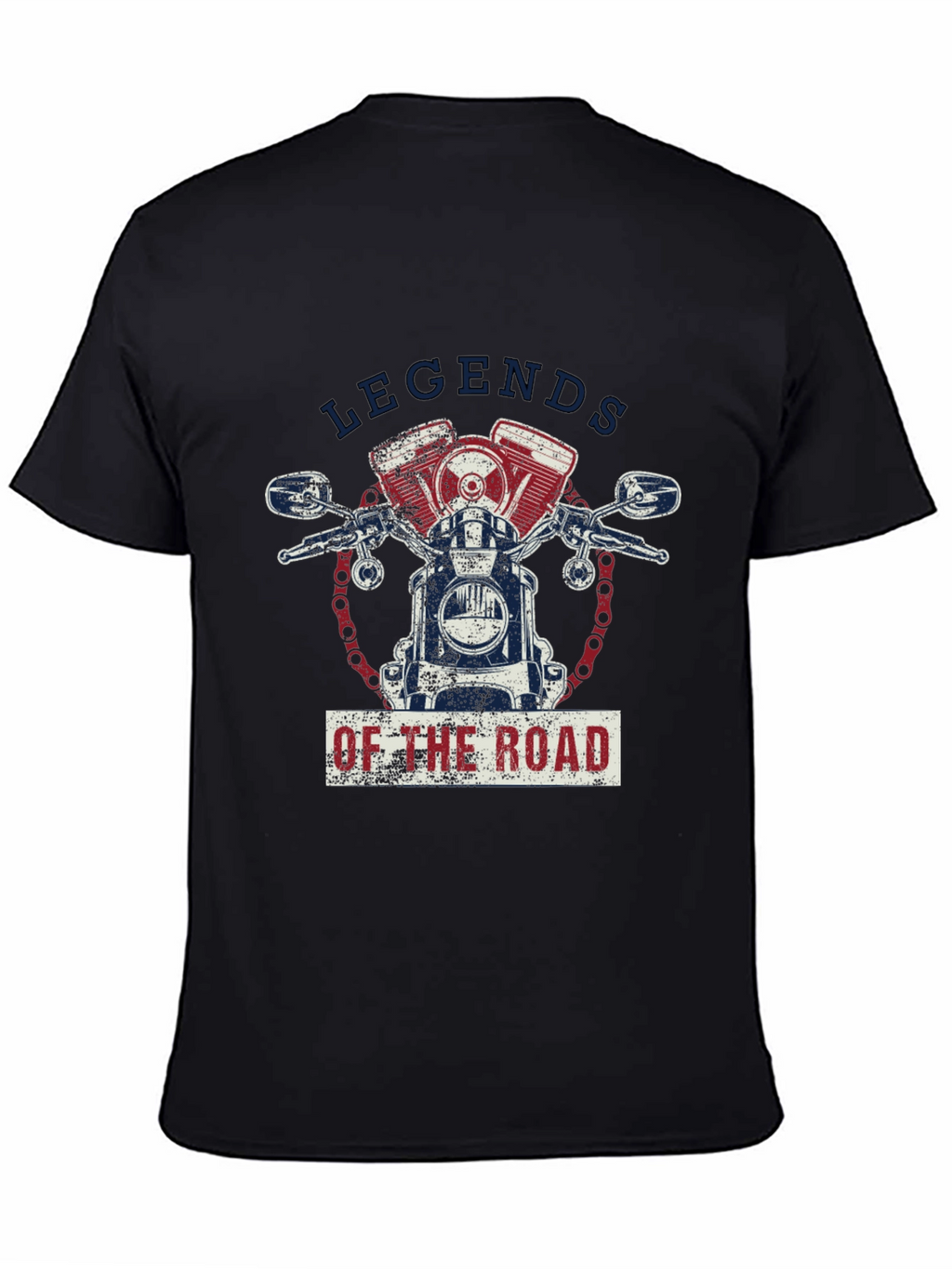 Legends of the Road Motorcycle Graphic T-Shirt