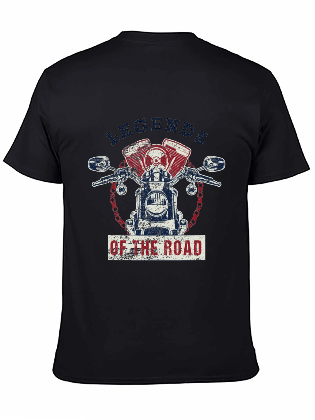 Legends of the Road Motorcycle Graphic T-Shirt