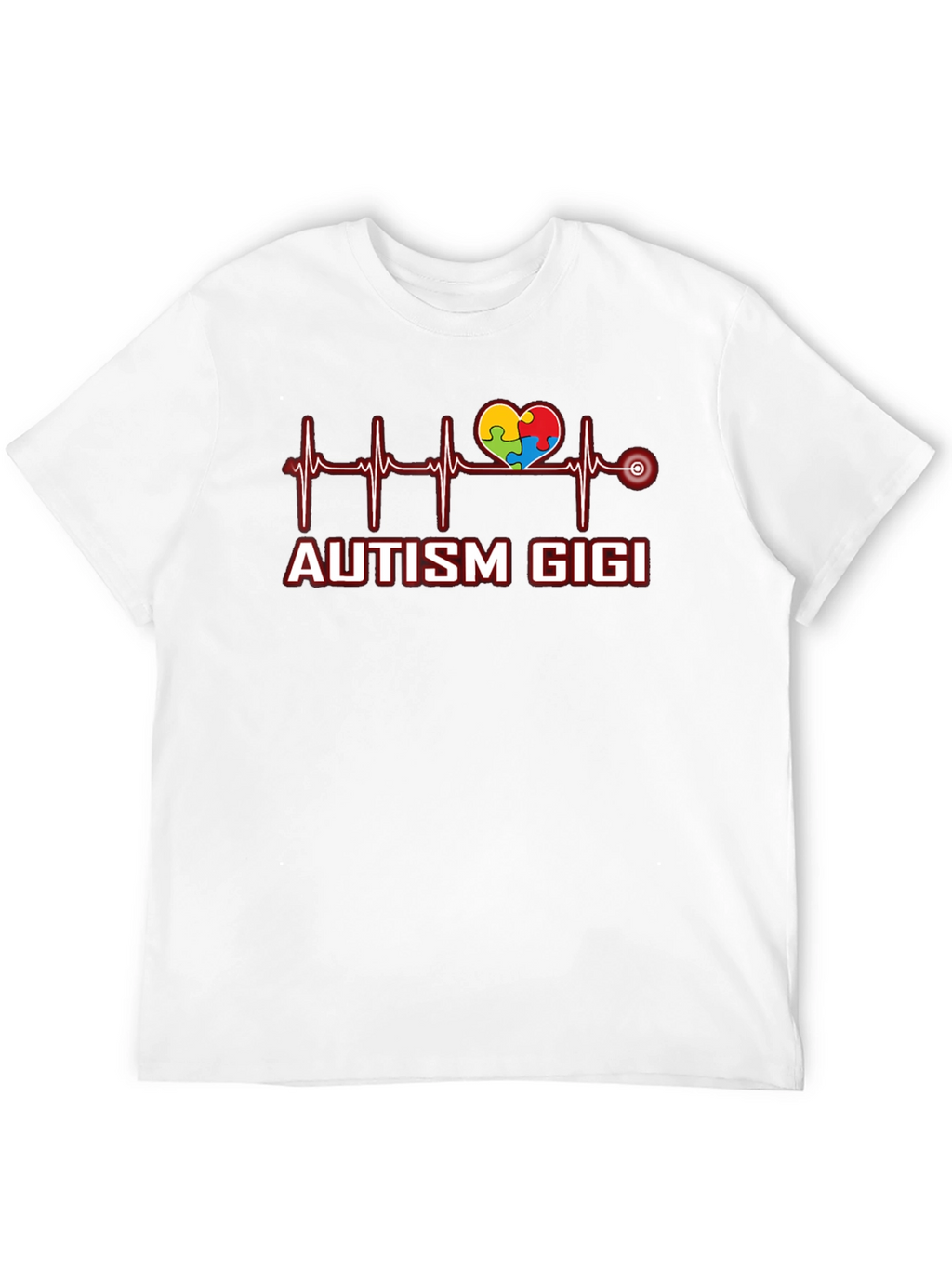 Autism Gigi Heartbeat T-Shirt