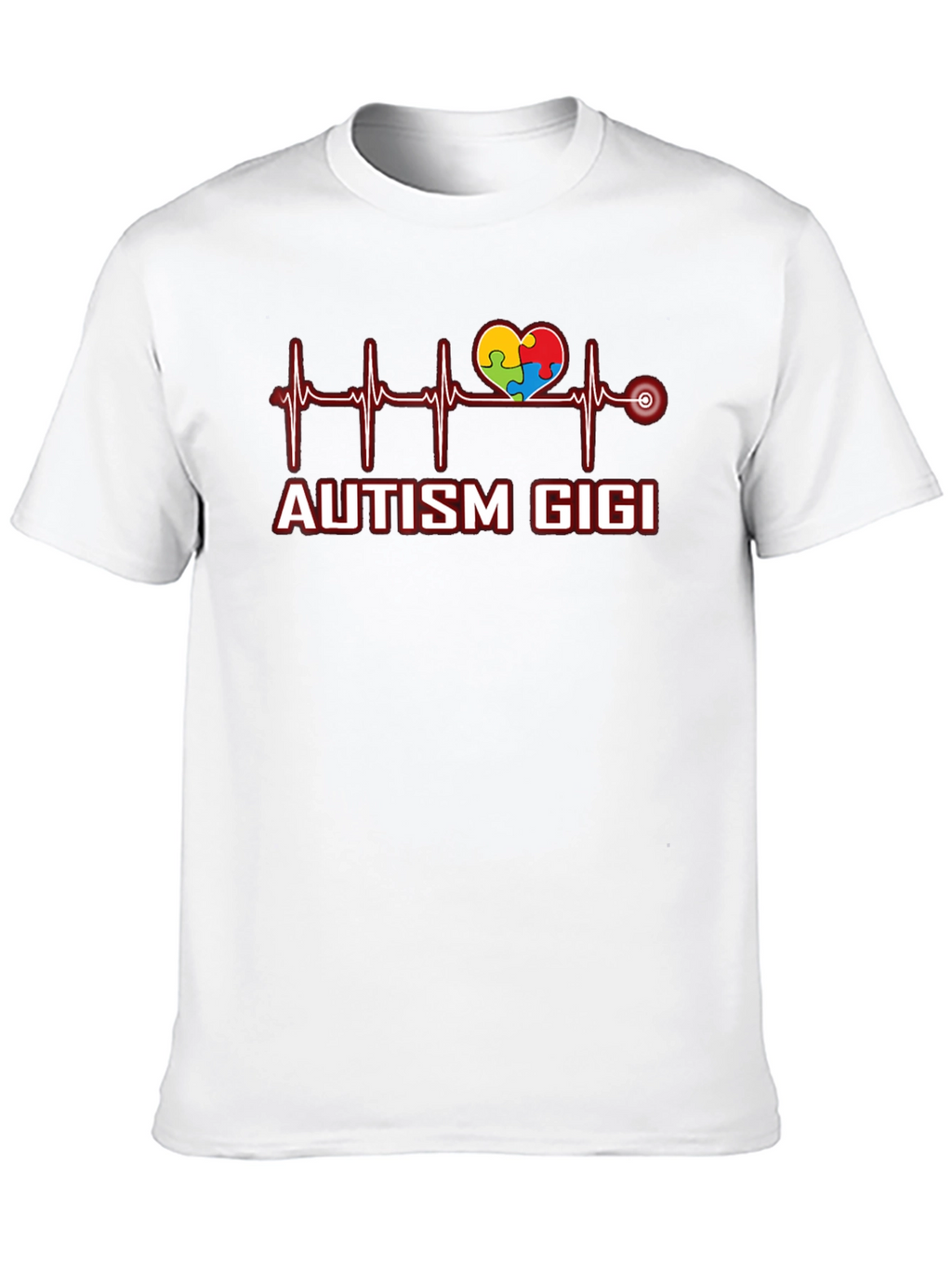 Autism Gigi Heartbeat T-Shirt