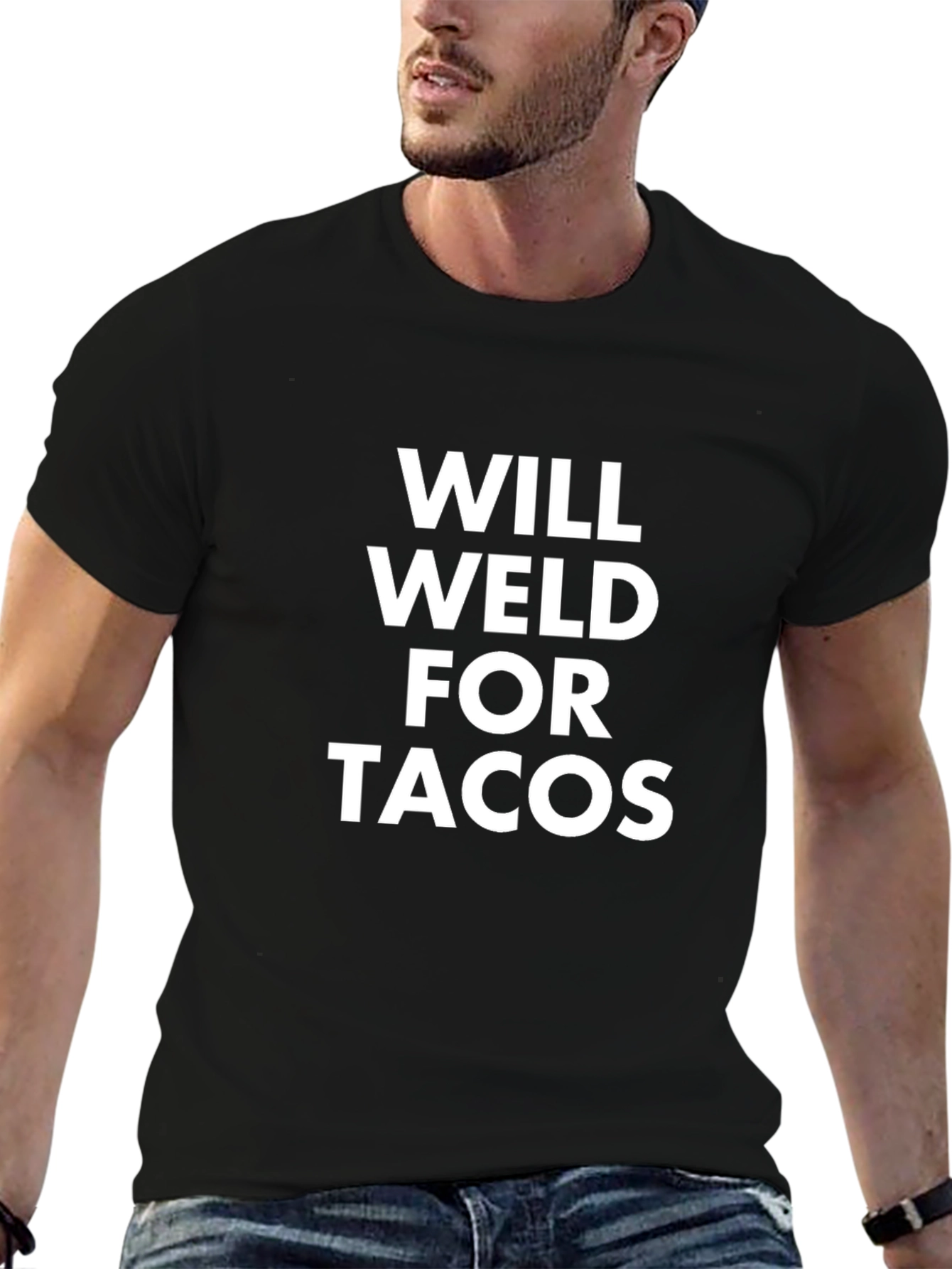 Will Weld For Tacos Graphic T-Shirt