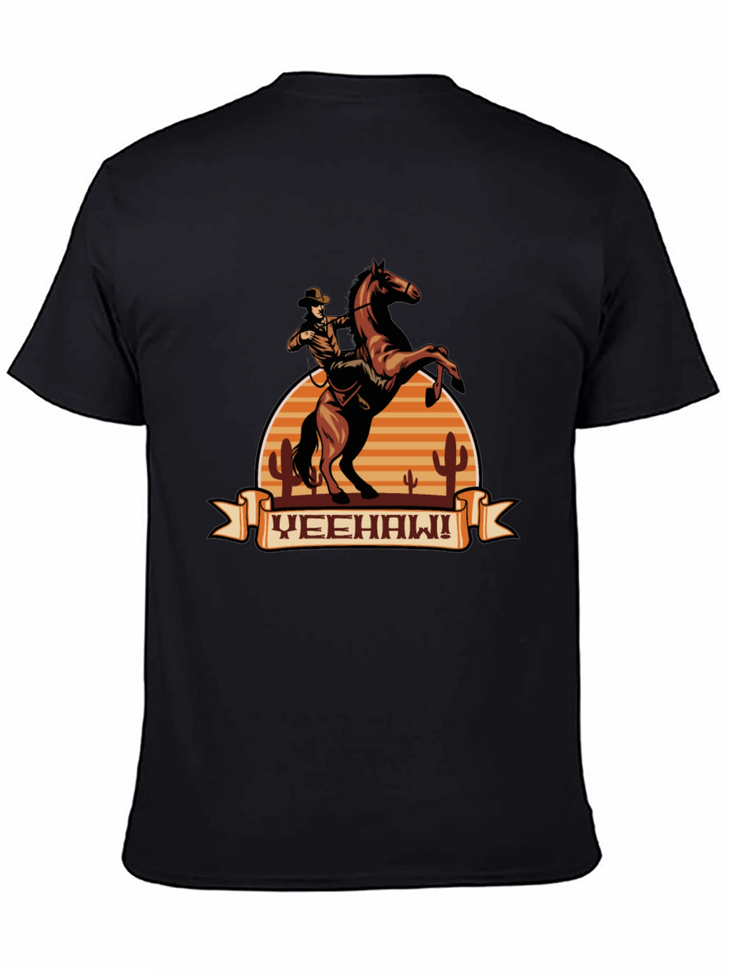 Yeehaw Cowboy Graphic Tee - Western Style Shirt