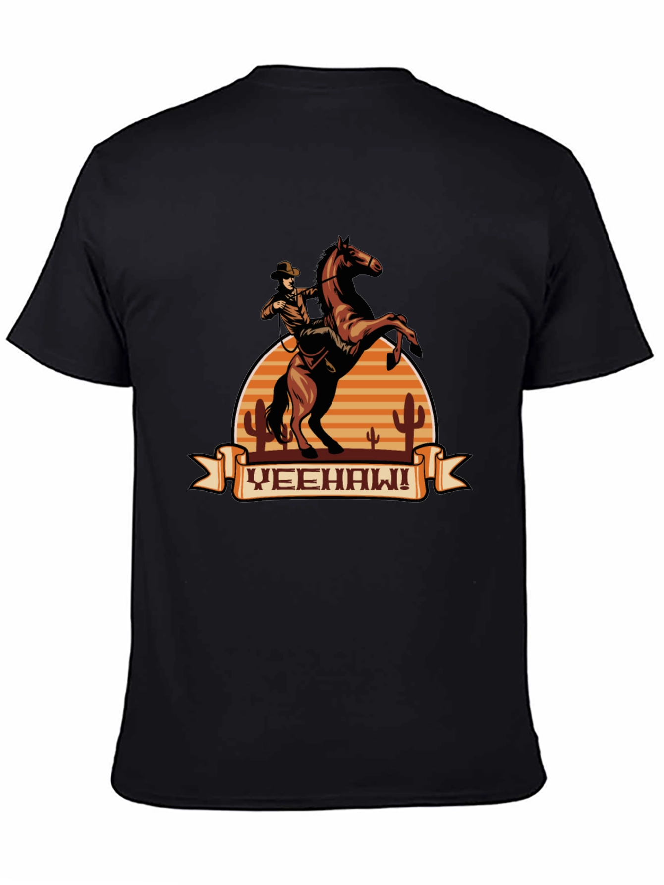Yeehaw Cowboy Graphic Tee - Western Style Shirt