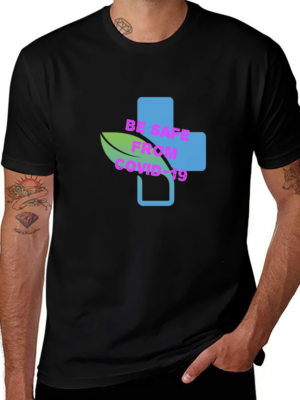 Be Safe From COVID-19 Graphic Tee - Unisex