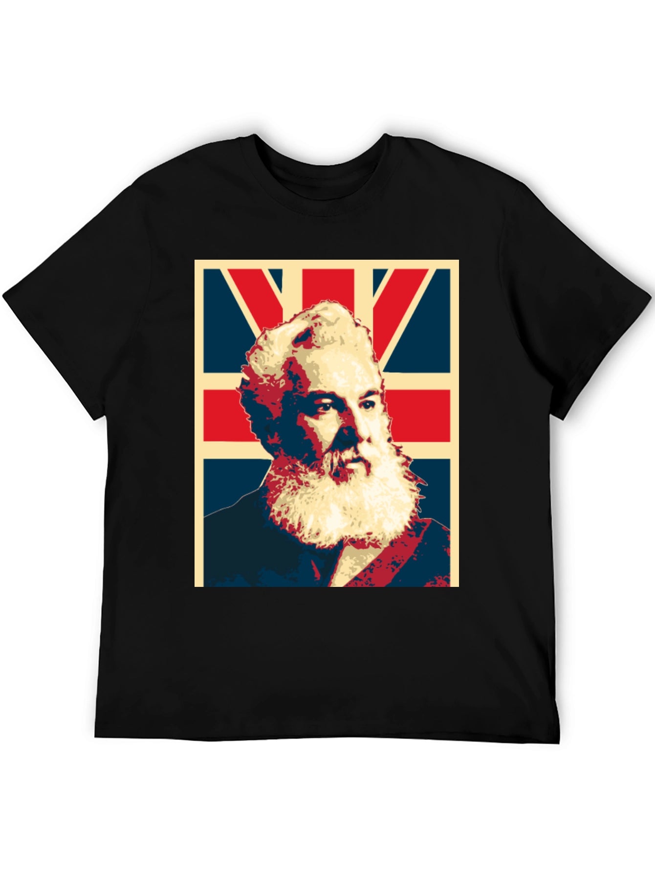 Alexander Graham Bell UK Flag Graphic T-Shirt