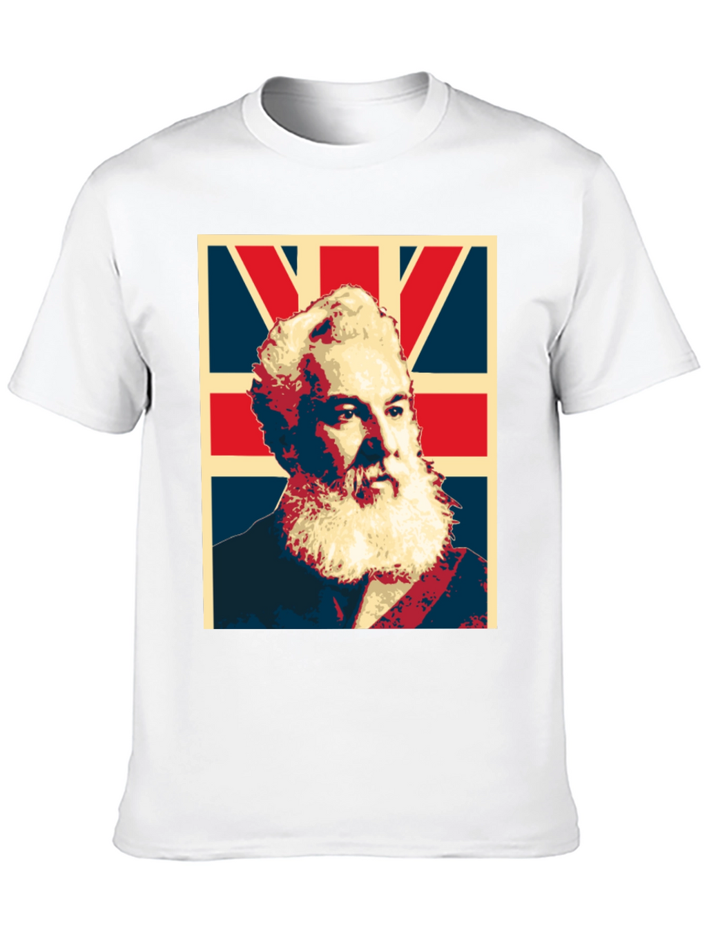 Alexander Graham Bell UK Flag Graphic T-Shirt