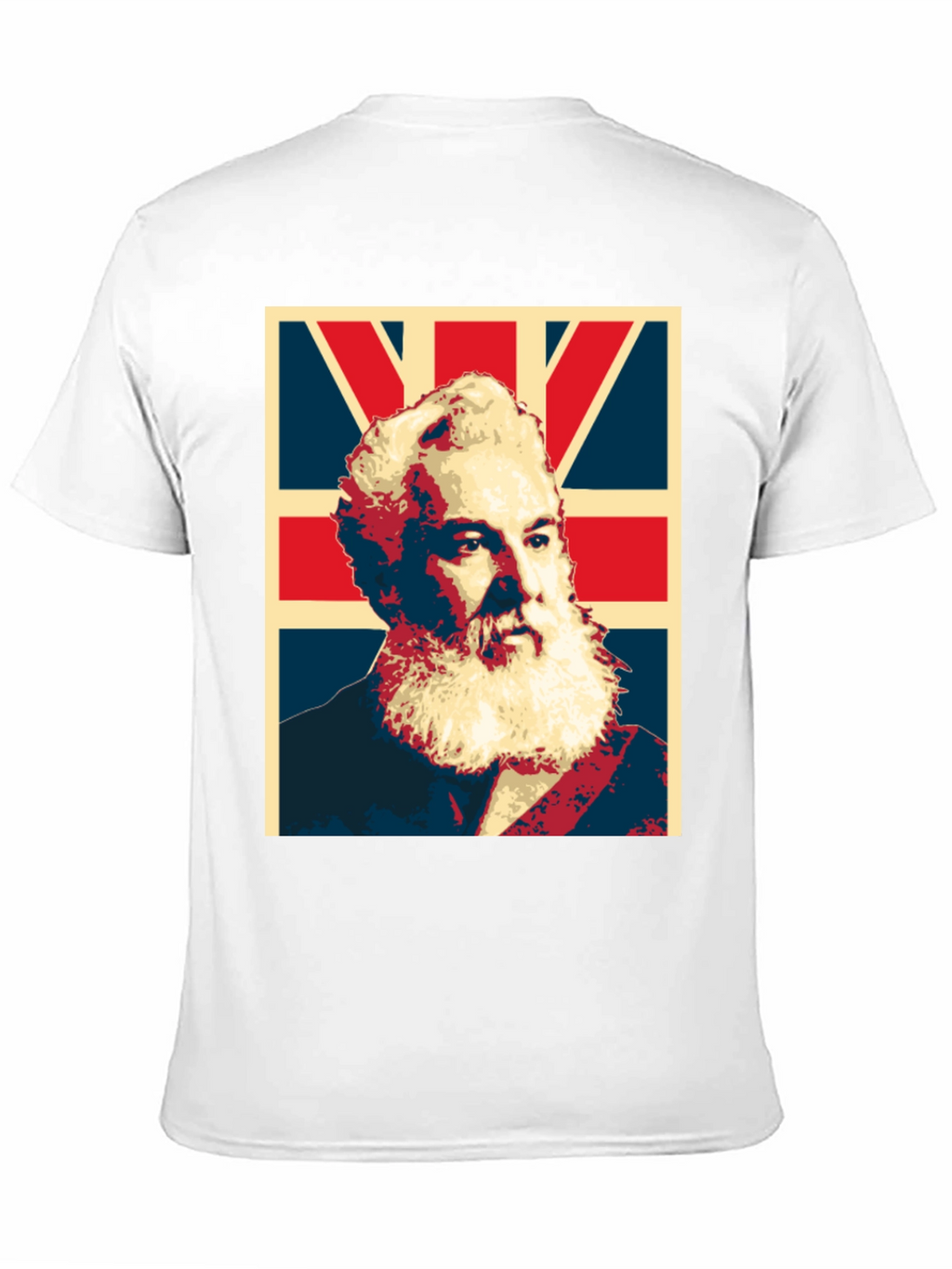 Alexander Graham Bell UK Flag Graphic T-Shirt