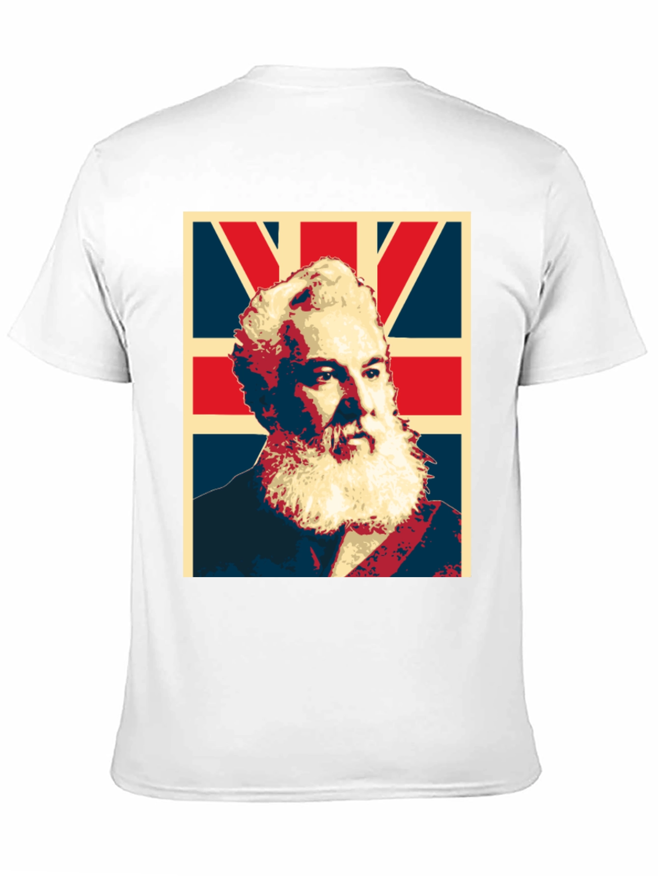 Alexander Graham Bell UK Flag Graphic T-Shirt