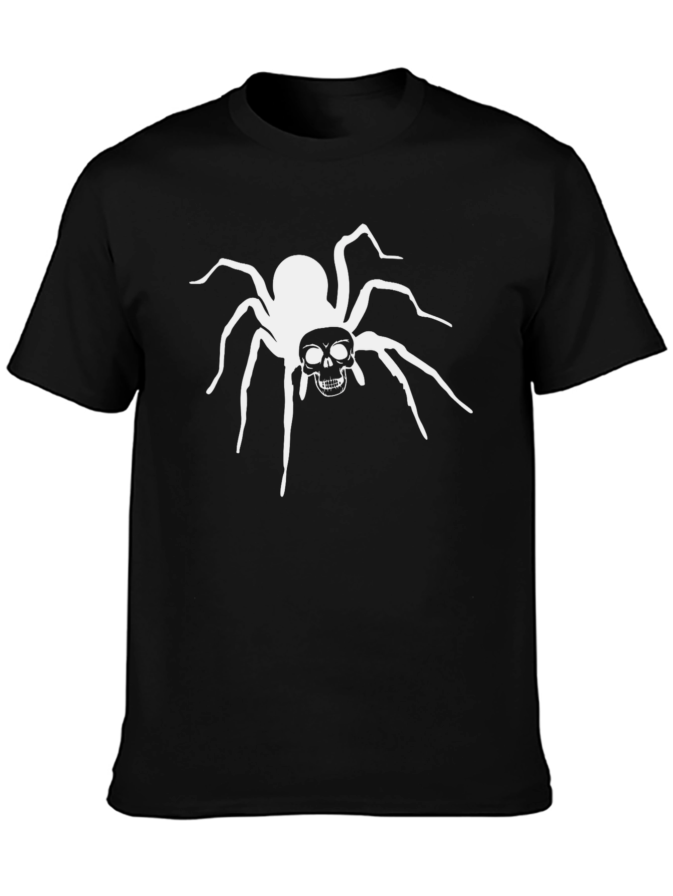 Skull Spider Graphic Tee - Dark & Edgy Style
