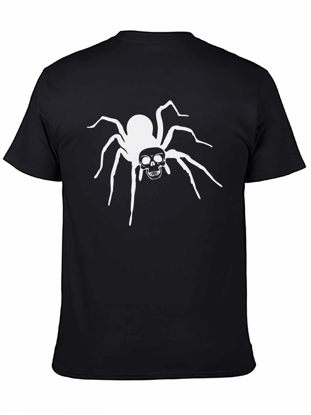 Skull Spider Graphic Tee - Dark & Edgy Style