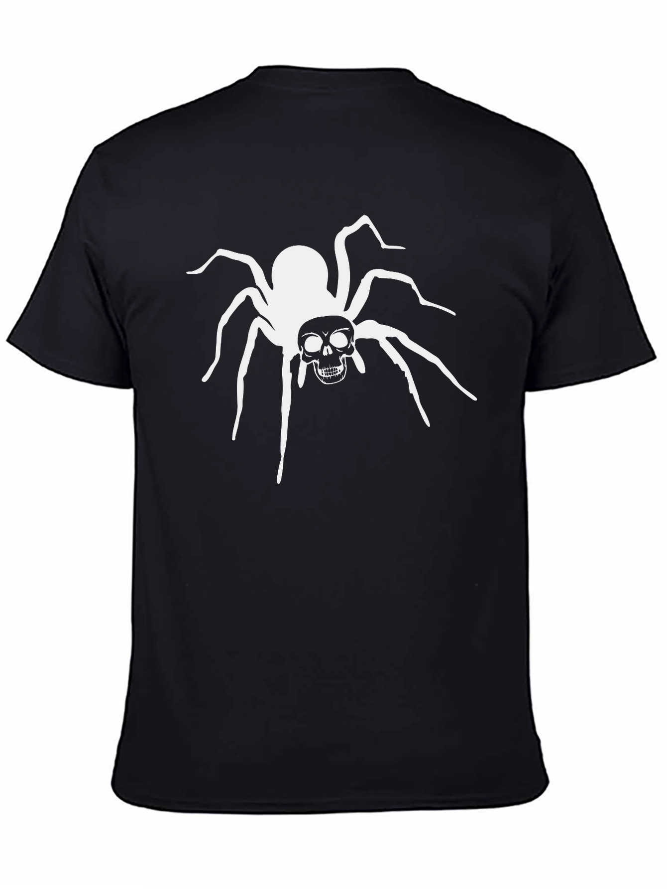 Skull Spider Graphic Tee - Dark & Edgy Style