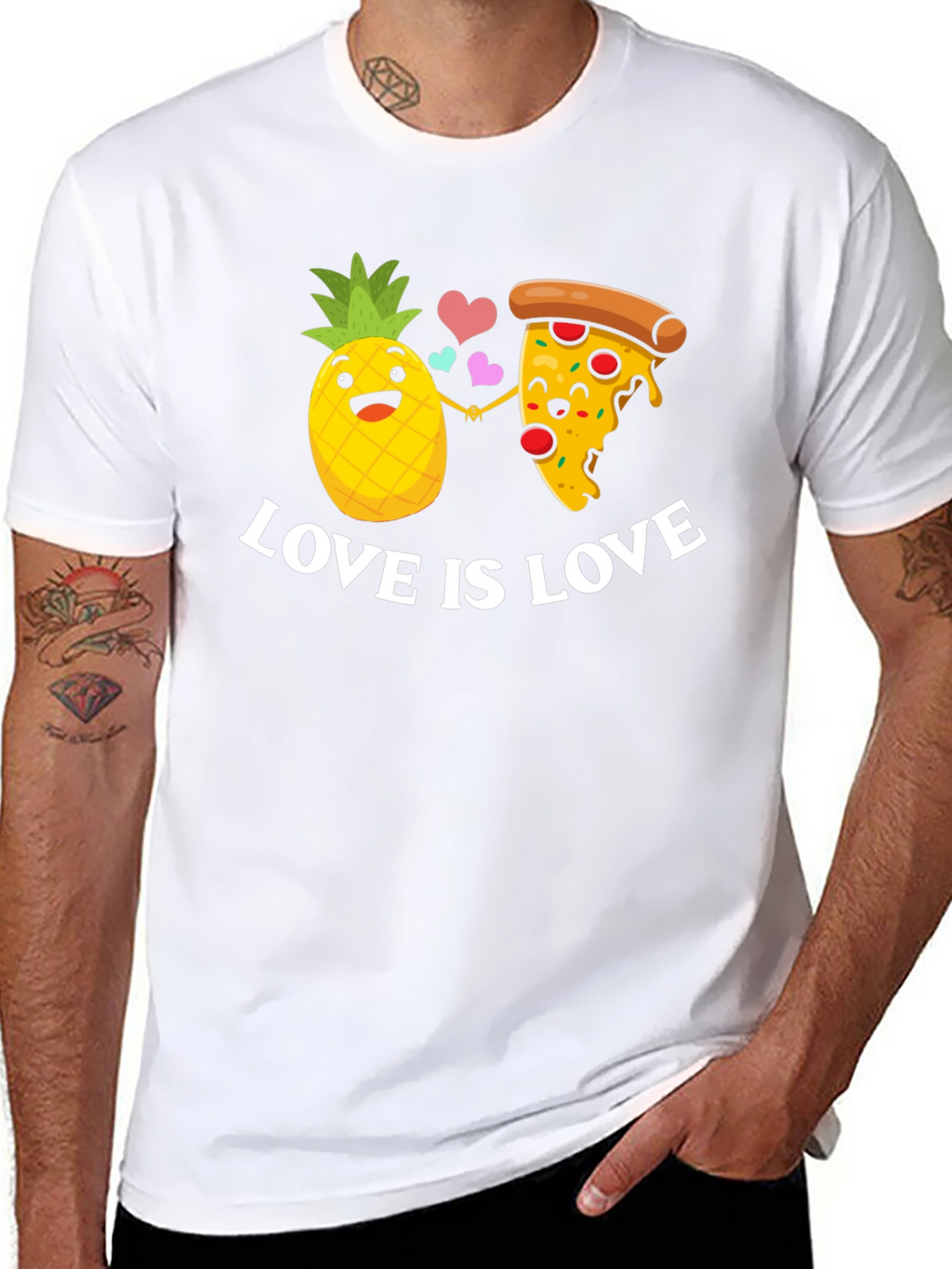 Love is Love Pineapple Pizza T-Shirt