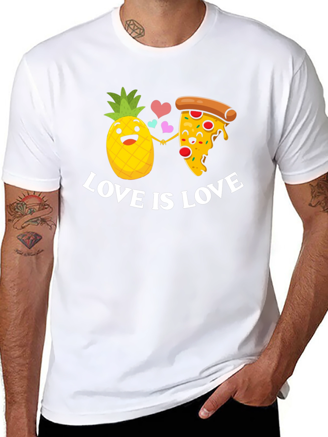 Love is Love Pineapple Pizza T-Shirt