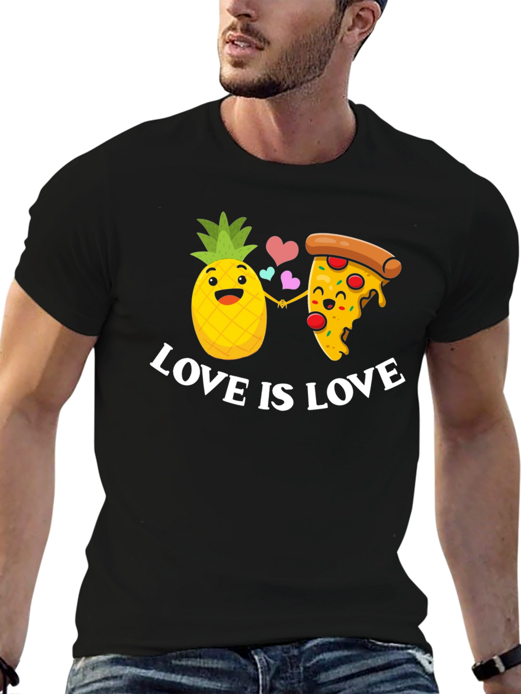 Love is Love Pineapple Pizza T-Shirt
