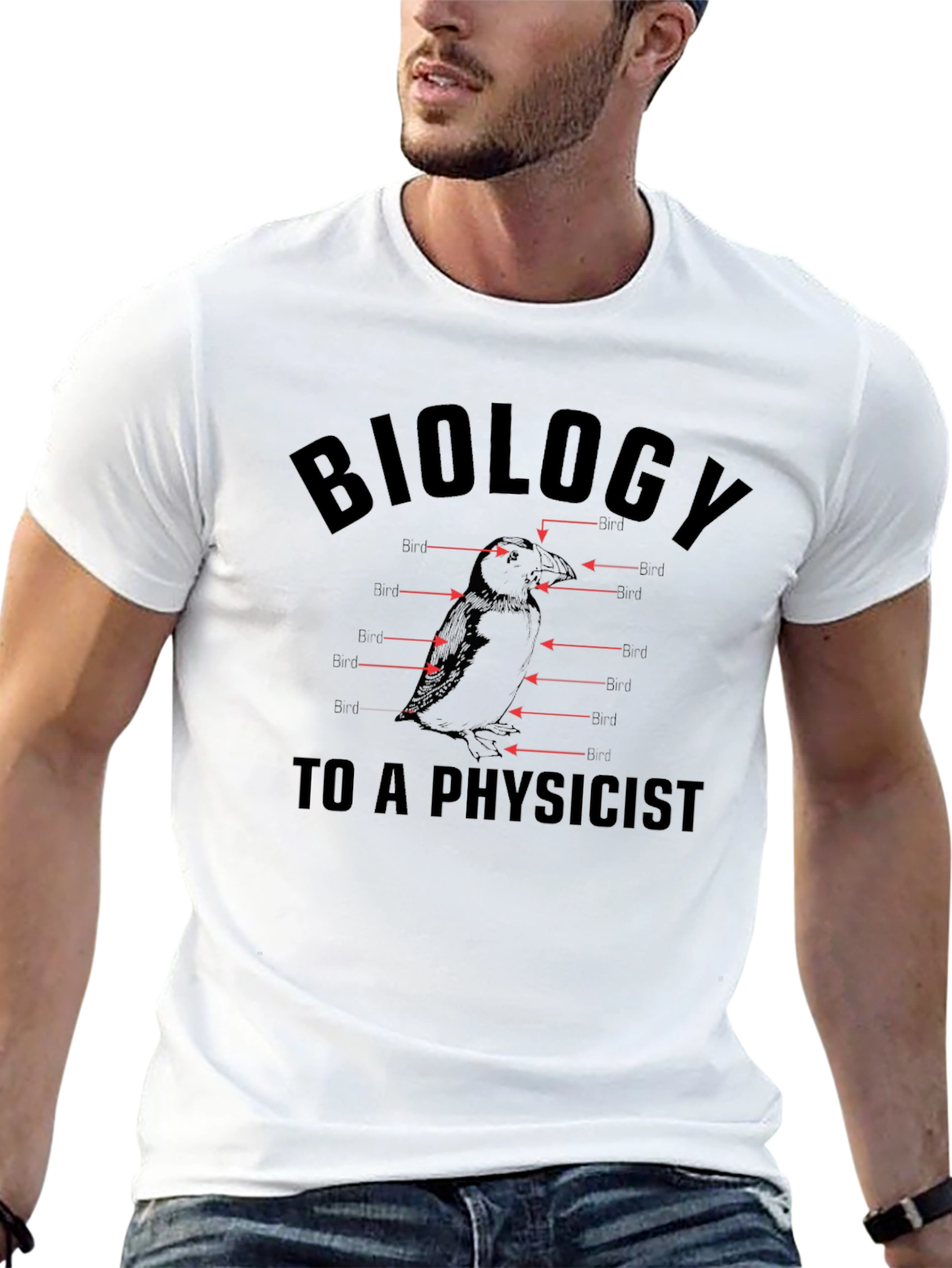 Biology To a Physicist Graphic Tee