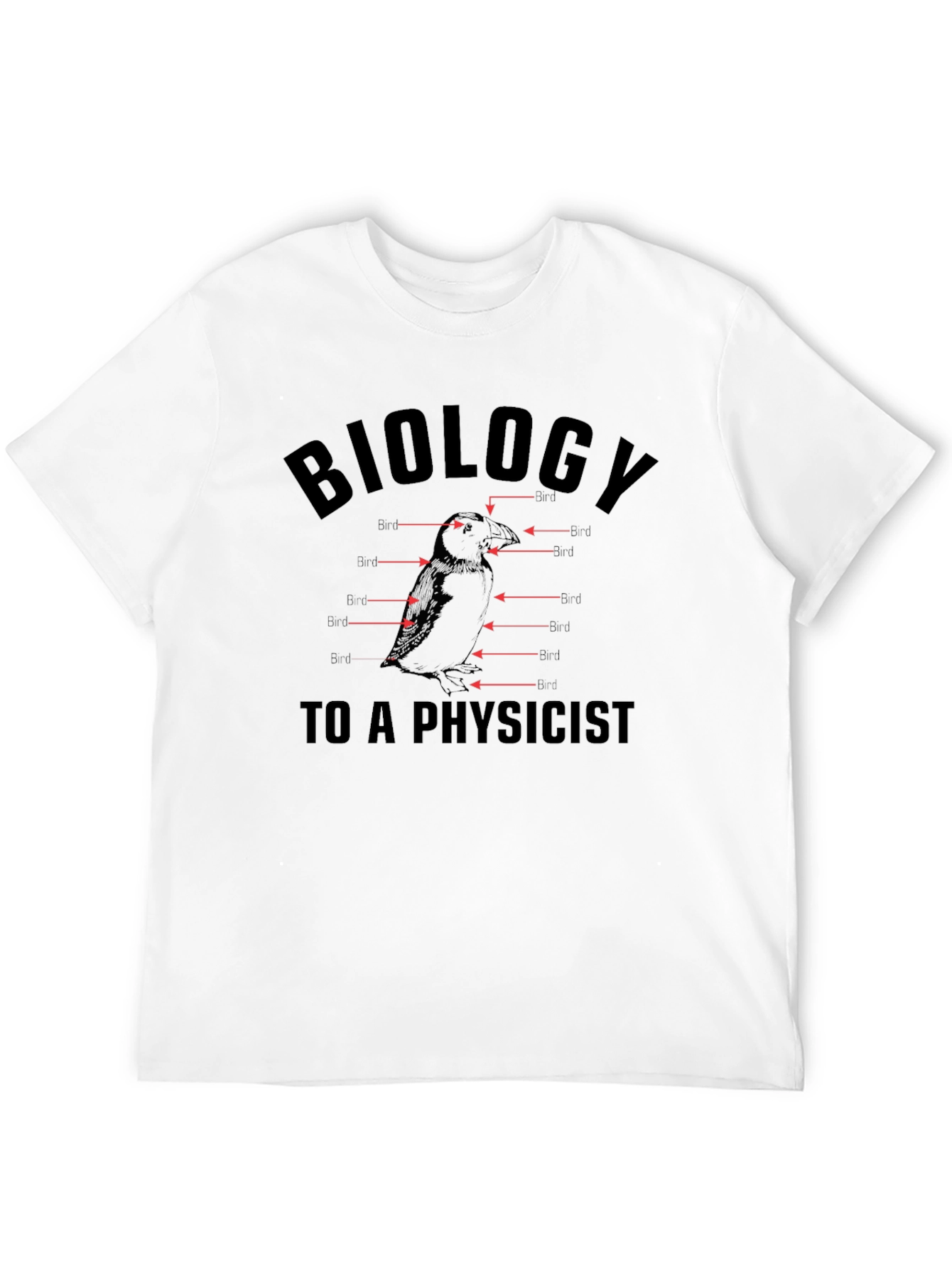 Biology To a Physicist Graphic Tee