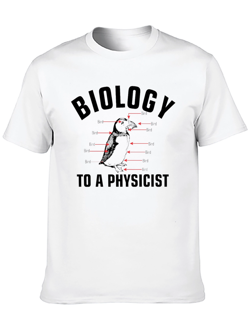 Biology To a Physicist Graphic Tee