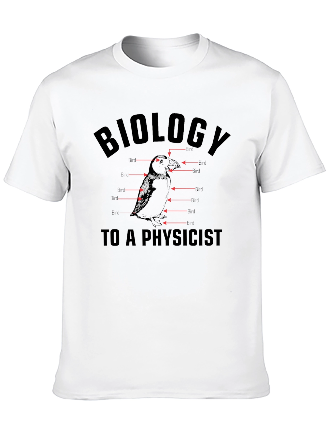 Biology To a Physicist Graphic Tee