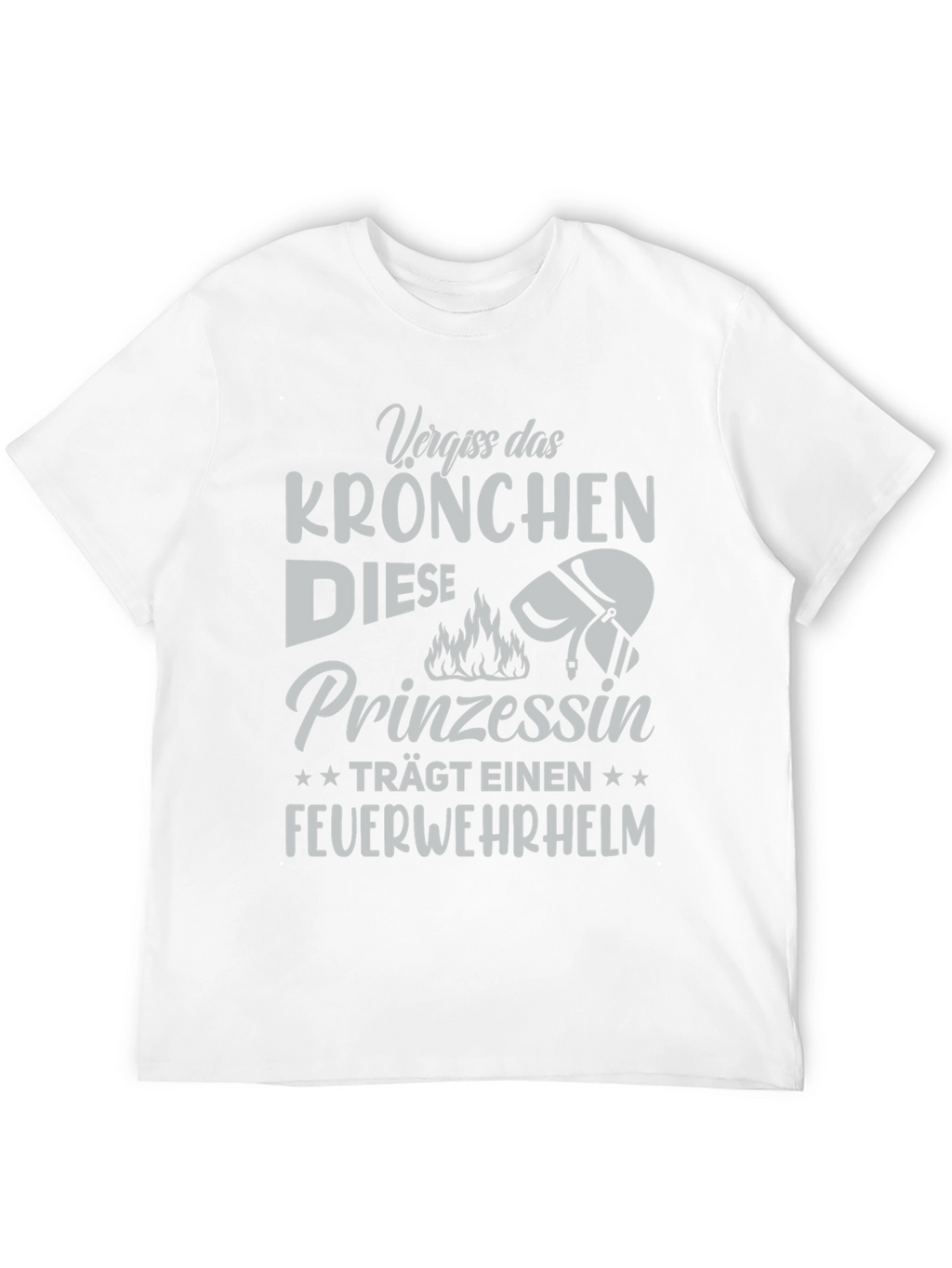 Firefighter Princess Tee - German Text Design