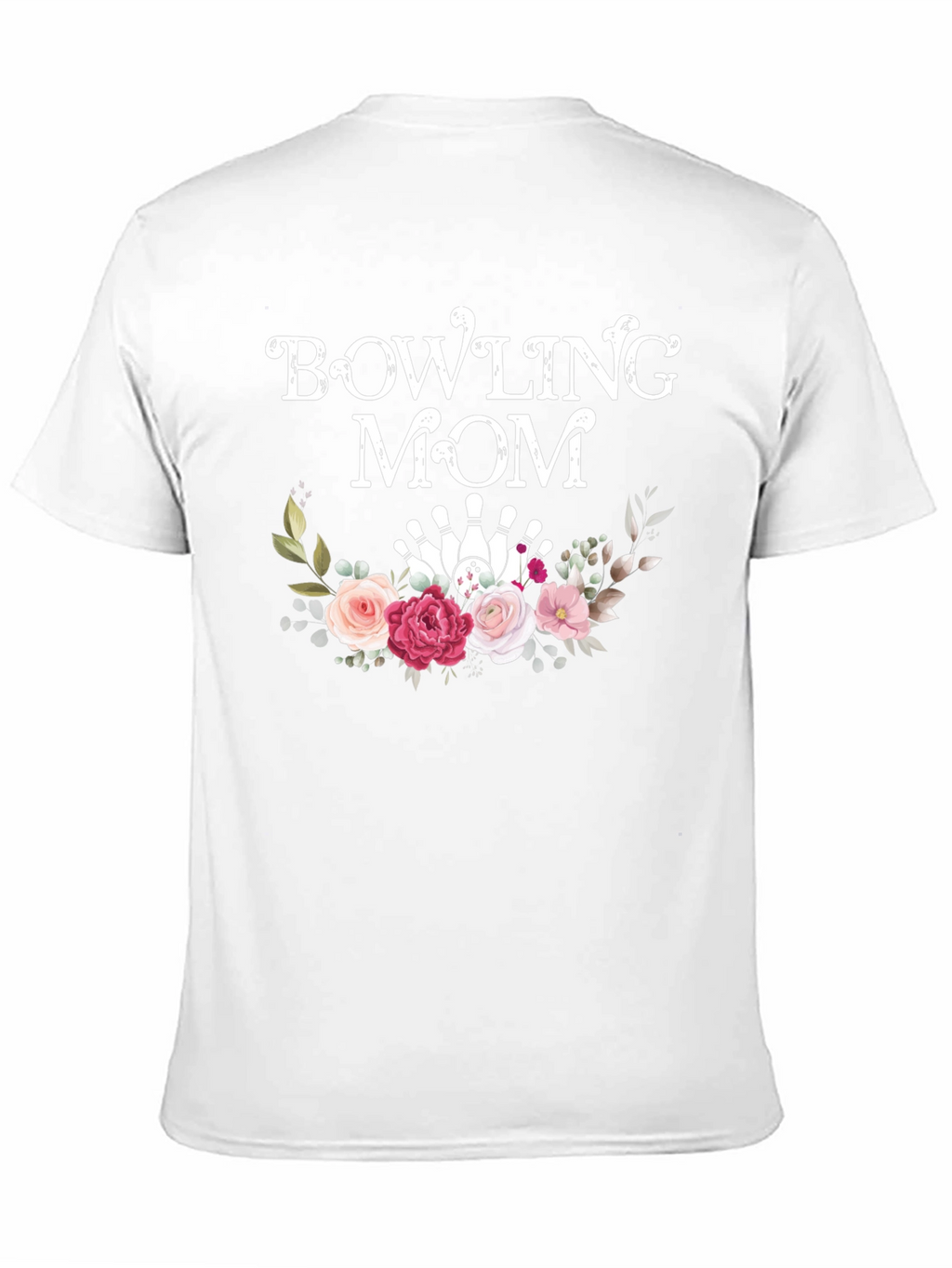 Bowling Mom Floral T-Shirt