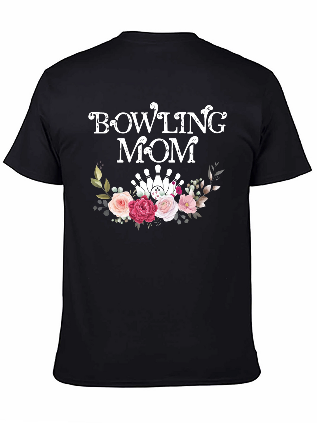Bowling Mom Floral T-Shirt