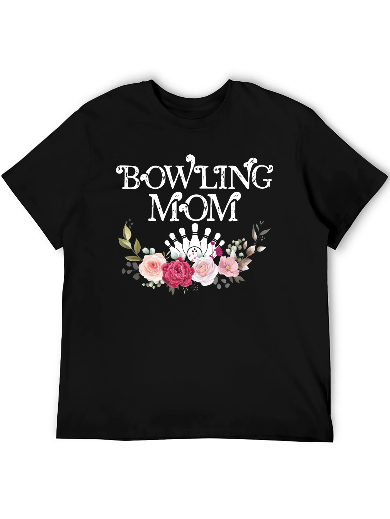 Bowling Mom Floral T-Shirt