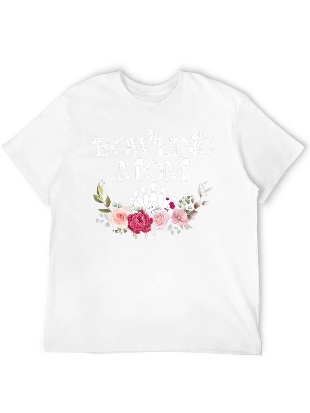 Bowling Mom Floral T-Shirt