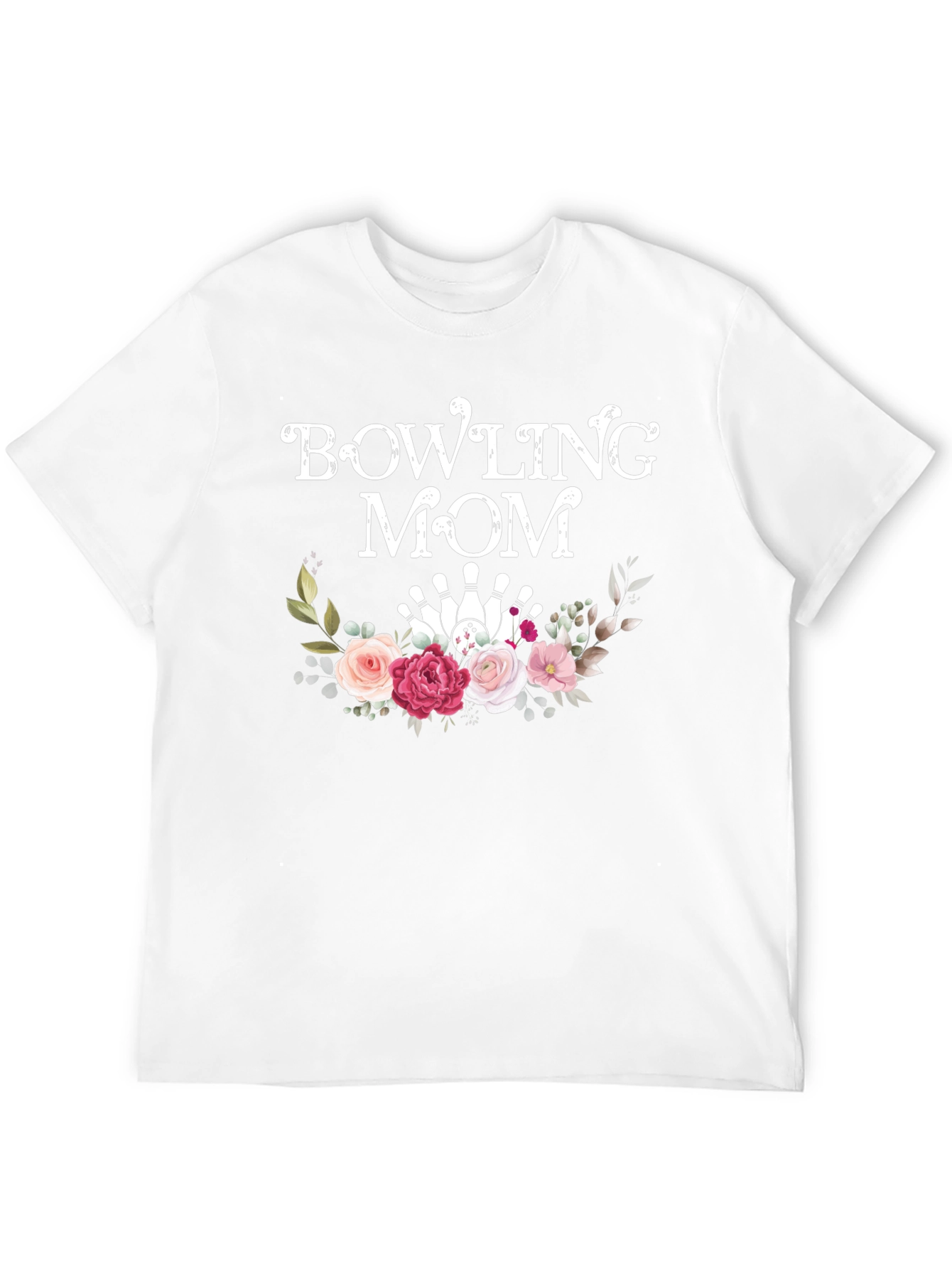 Bowling Mom Floral T-Shirt