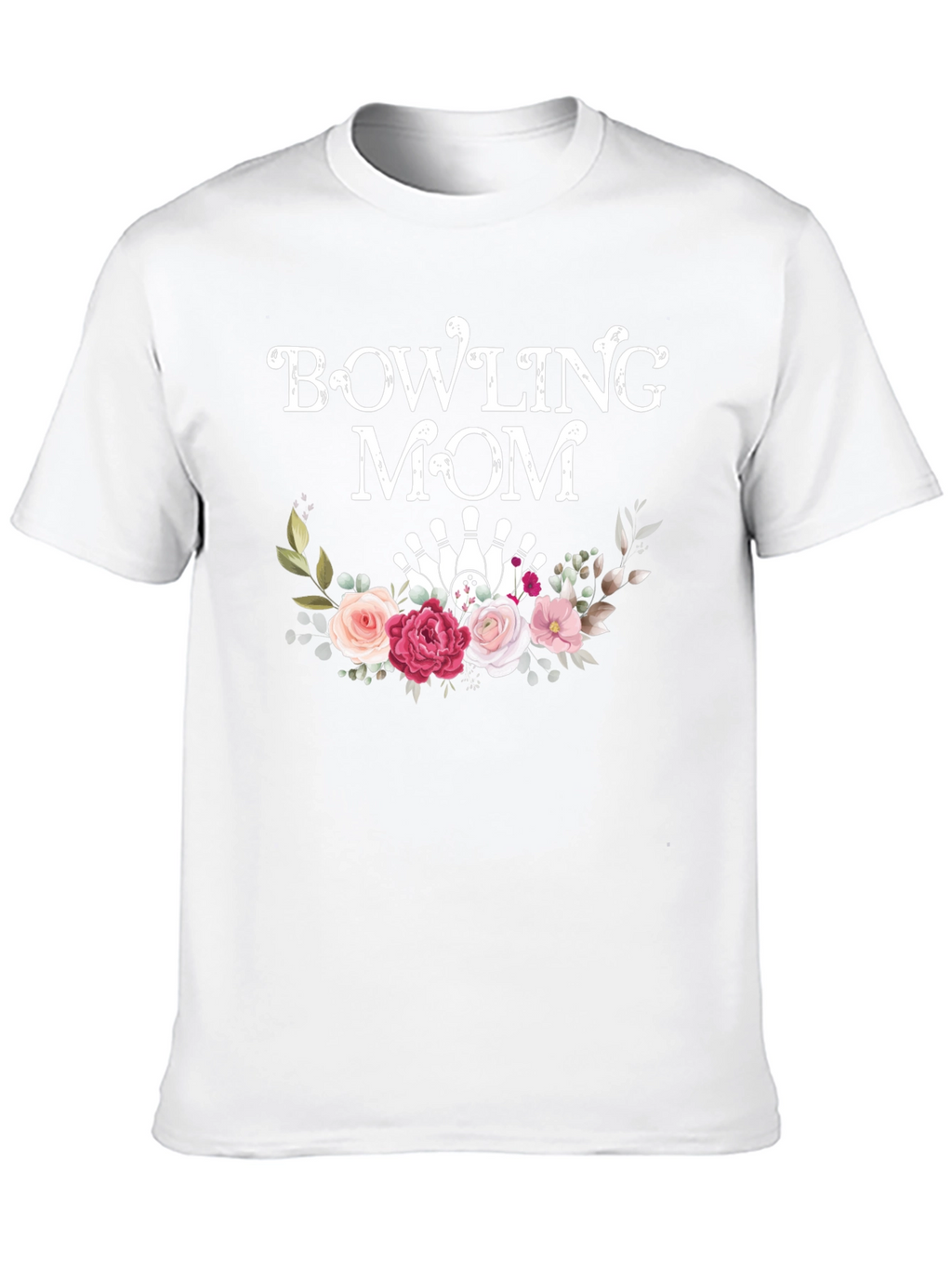 Bowling Mom Floral T-Shirt