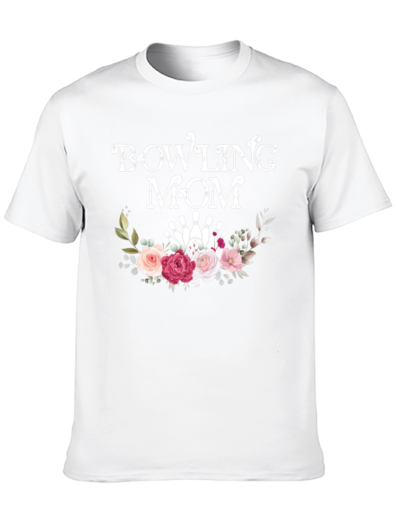 Bowling Mom Floral T-Shirt