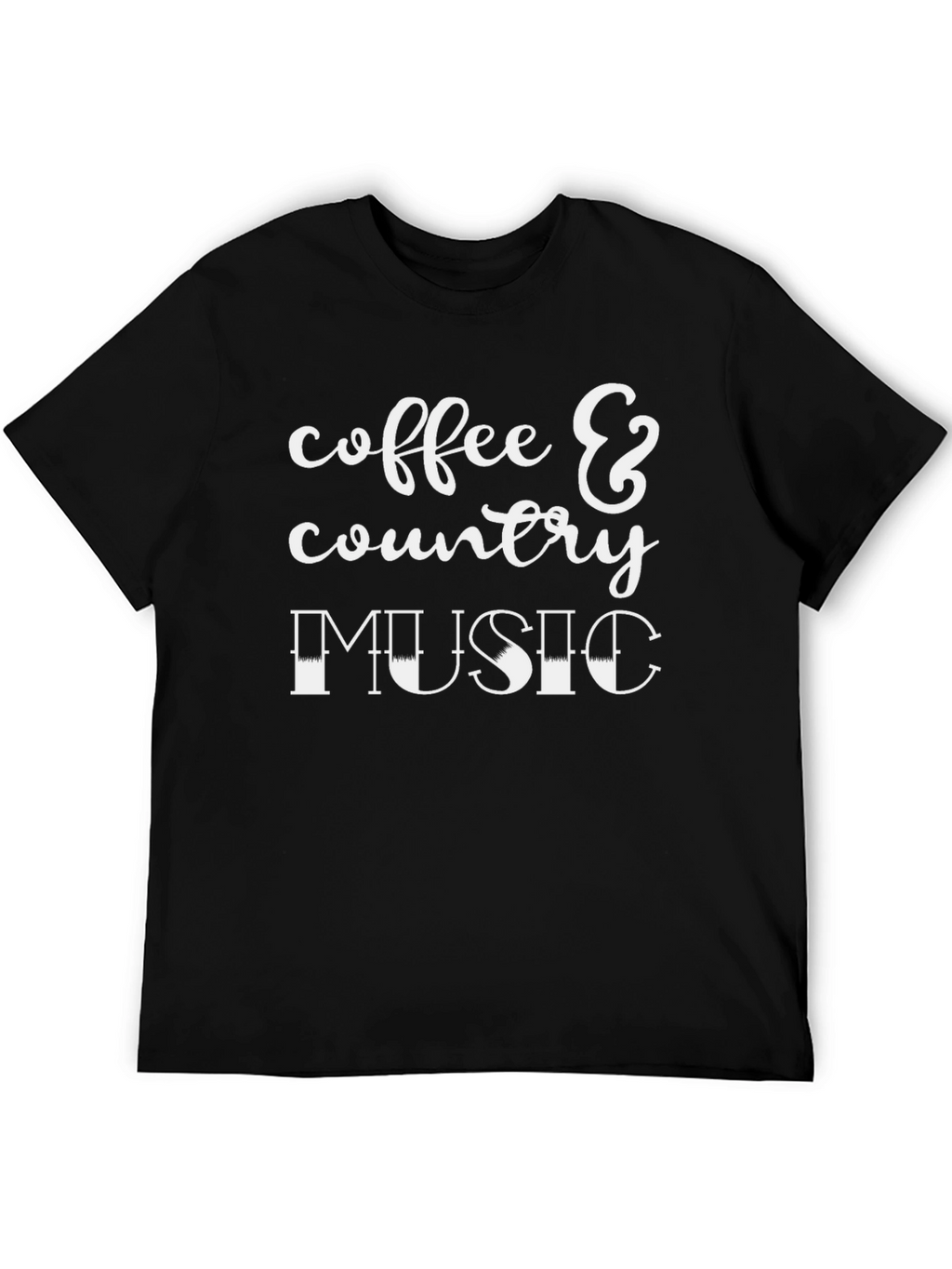 Coffee & Country Music Graphic Tee