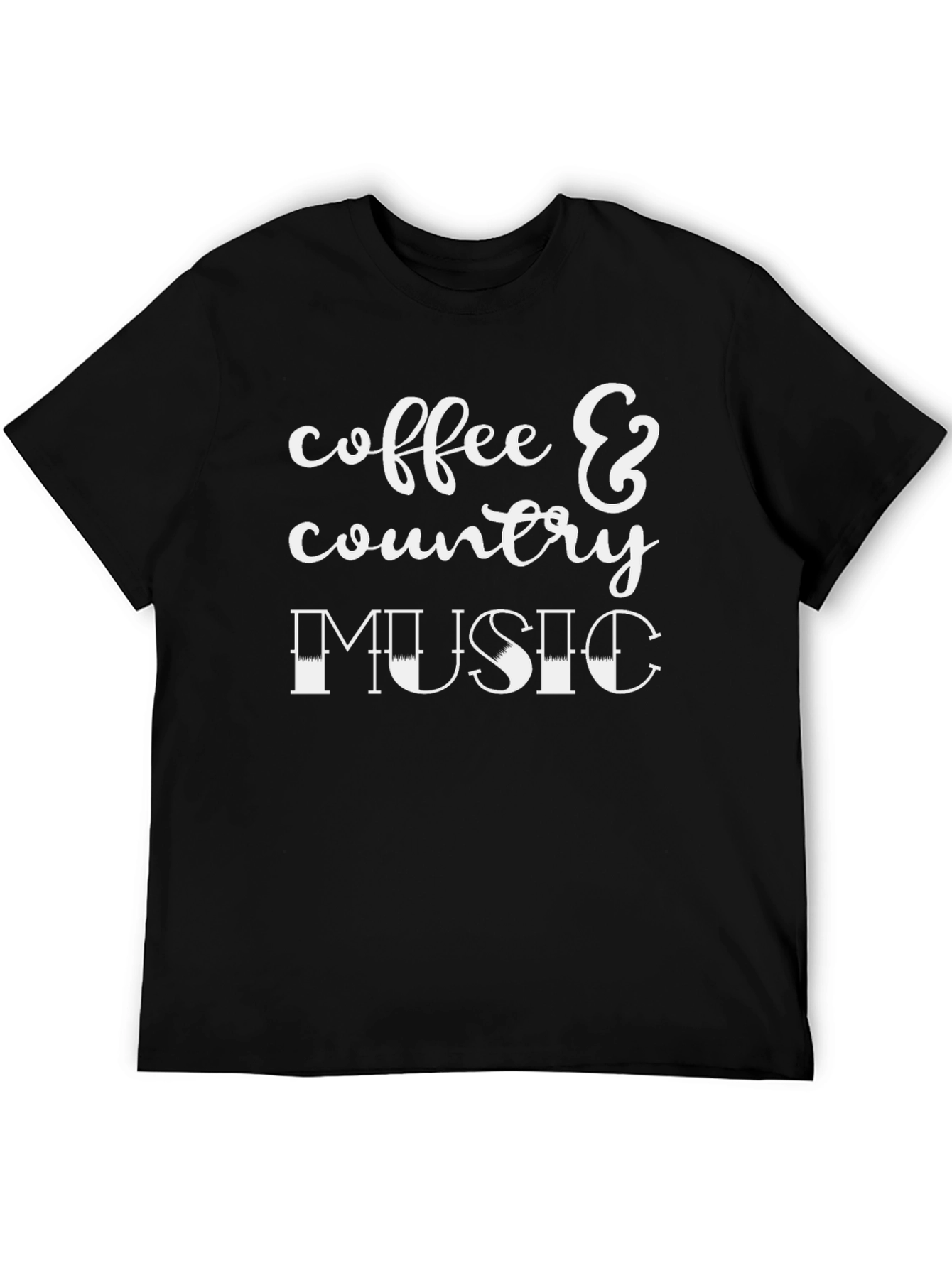 Coffee & Country Music Graphic Tee
