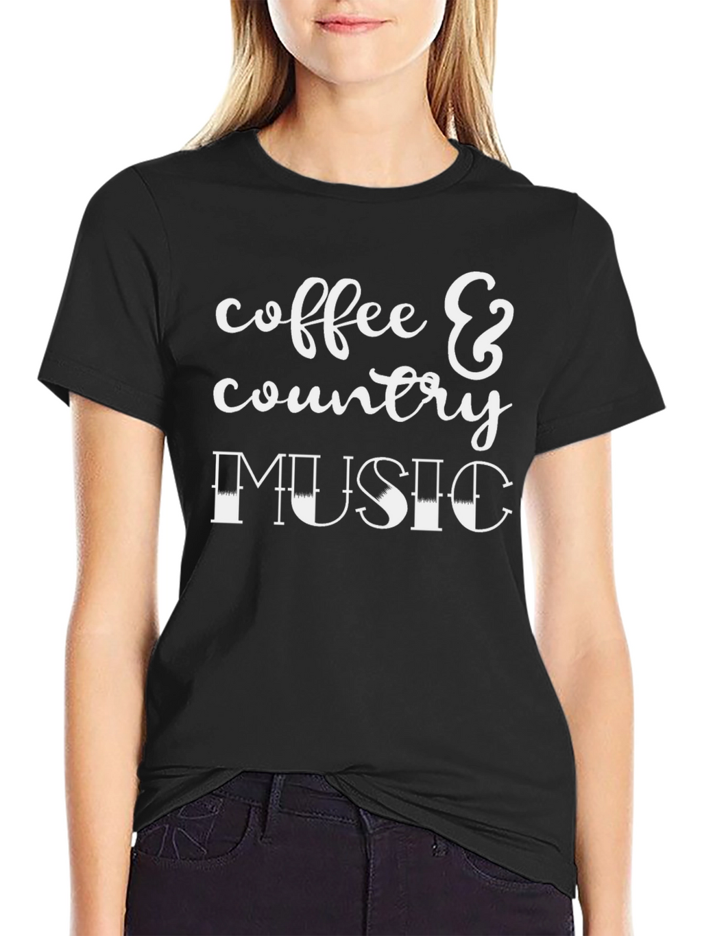 Coffee & Country Music Graphic Tee